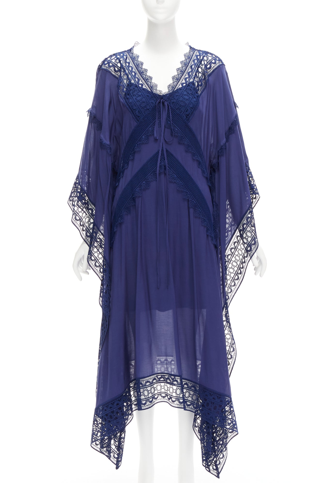 Self-portrait Anglais Kaftan Dress