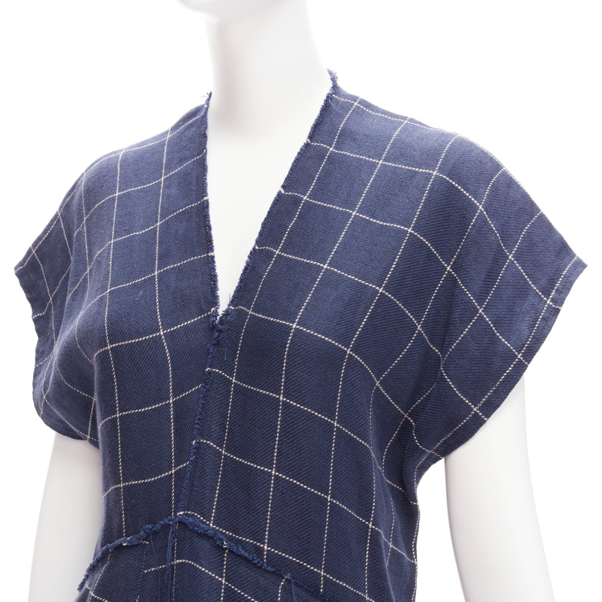 Acne Studios Windowpane Dress - Back view