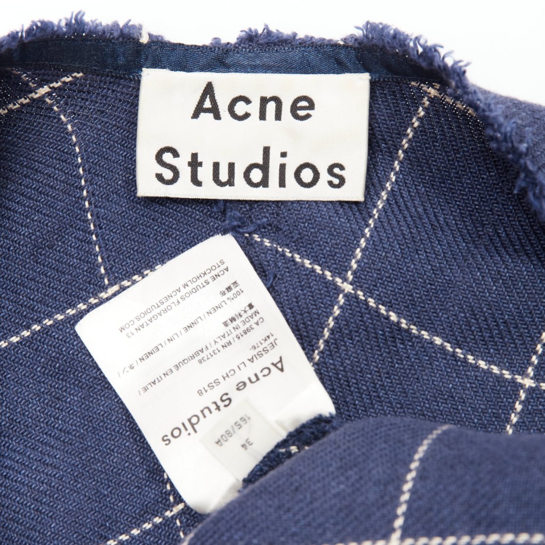 Acne Studios Windowpane Dress - Image 10