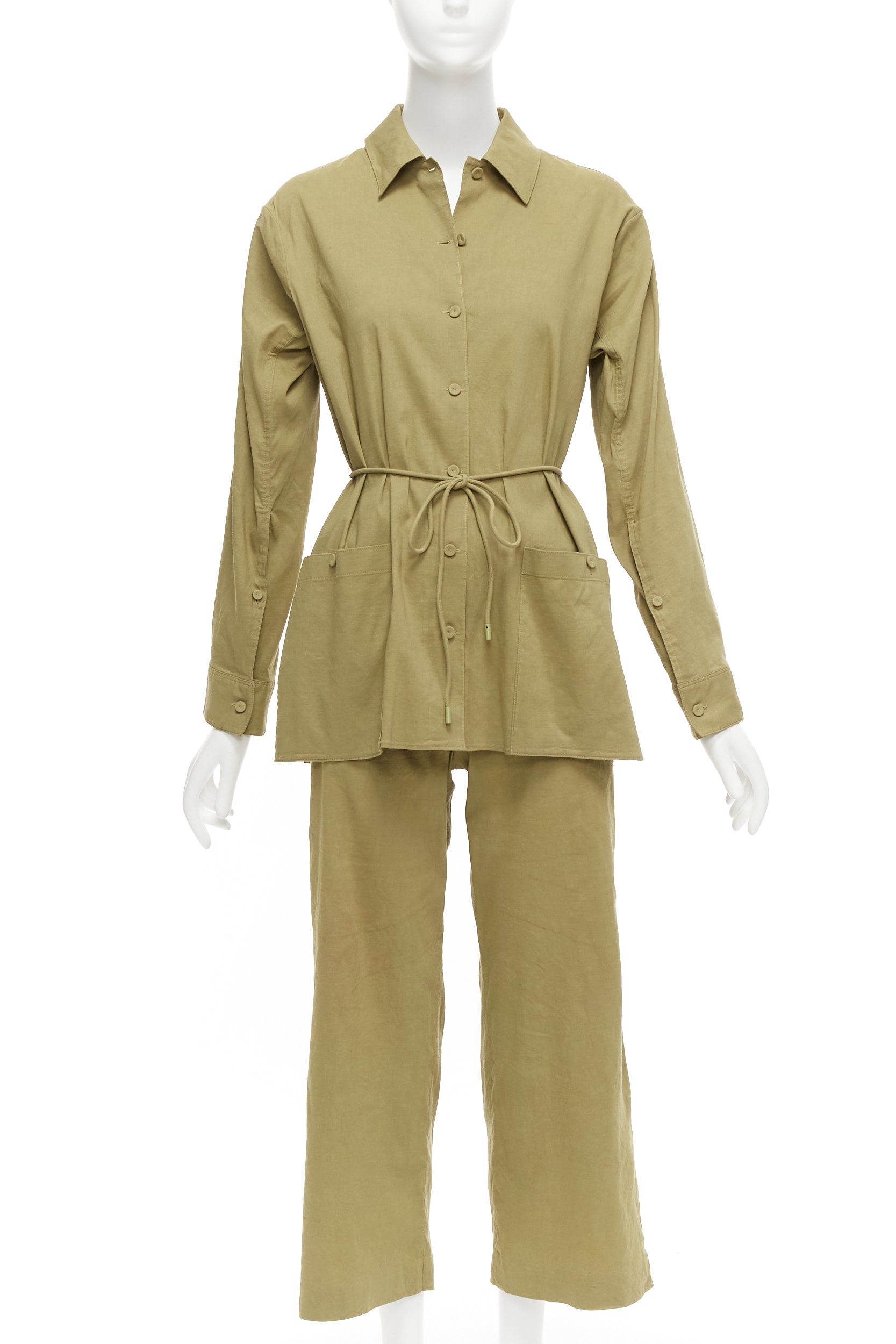 Theory Tie Belt Jacket Set