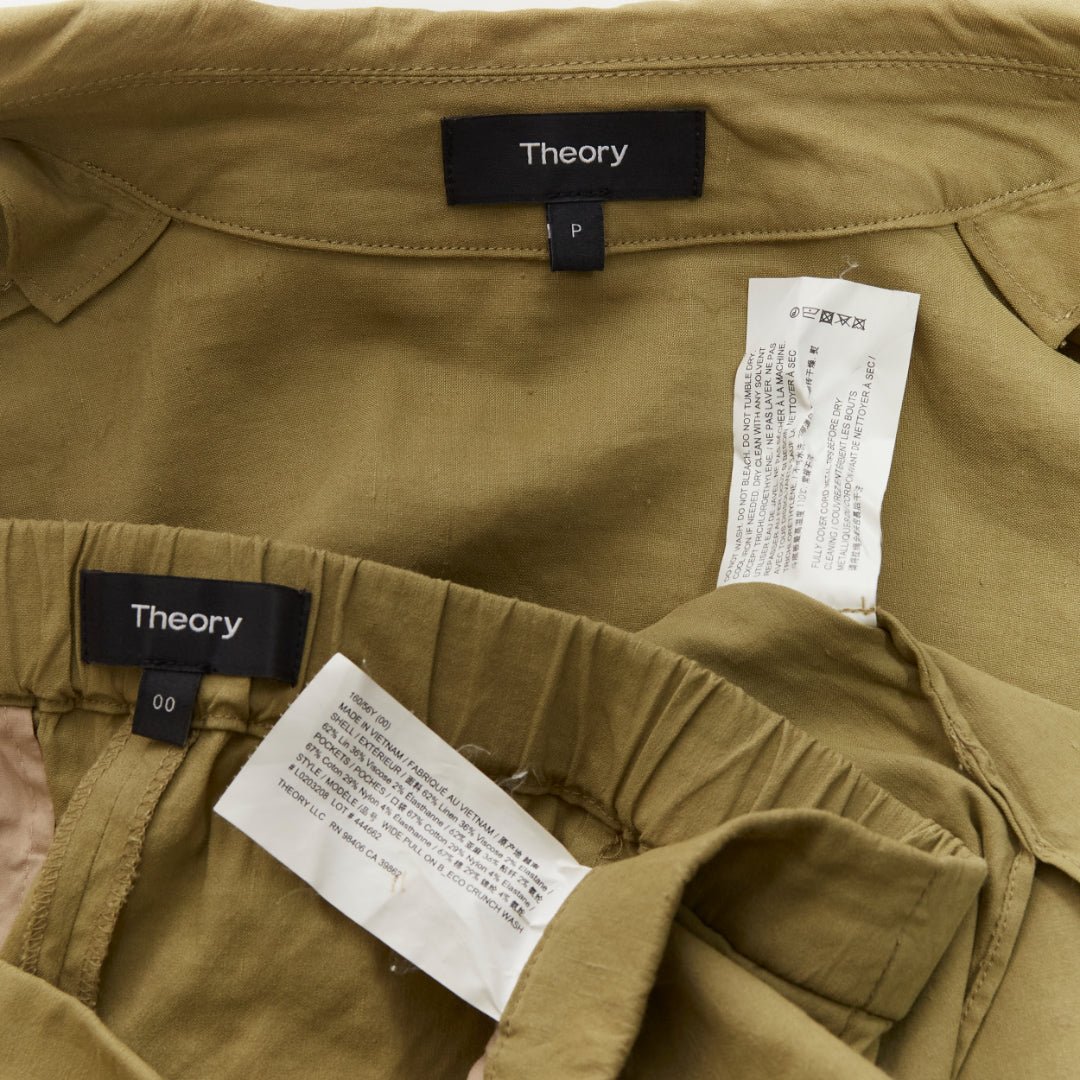 Theory Tie Belt Jacket Set - Image 13