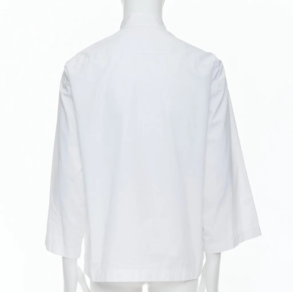 Loewe Asymmetric Boxy Shirt White Cotton Good - Box View