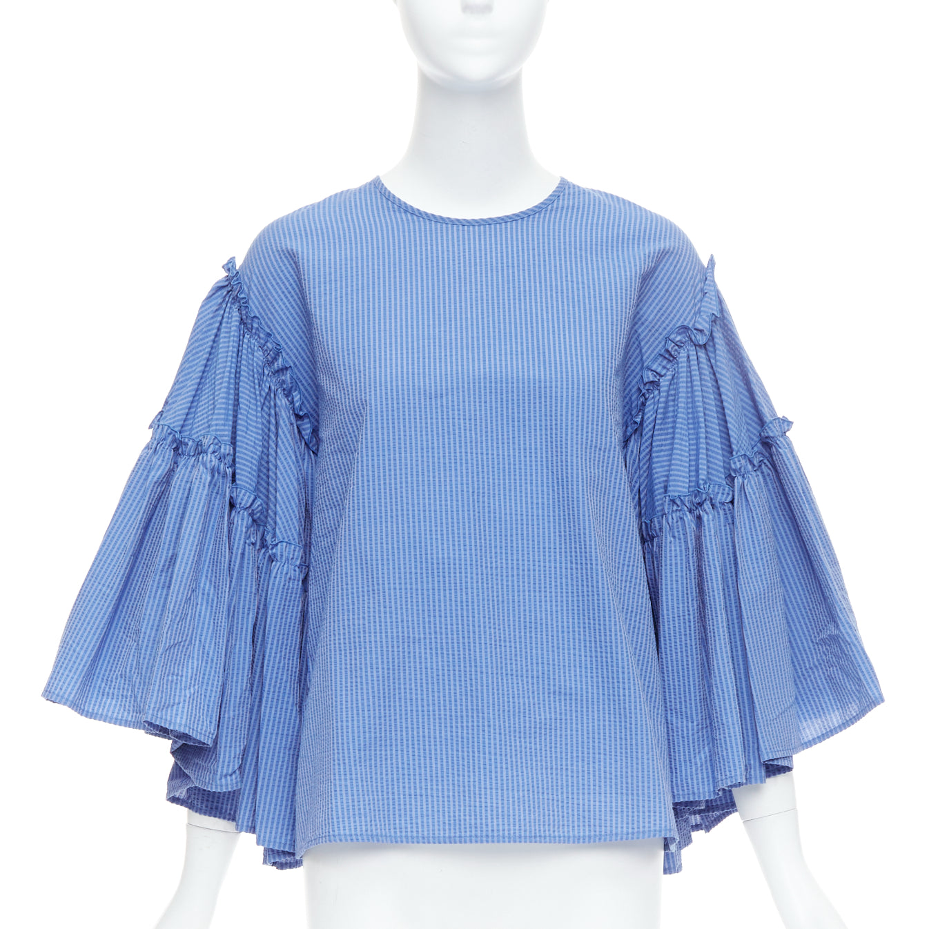 Msgm Striped Flared Top - Image 6