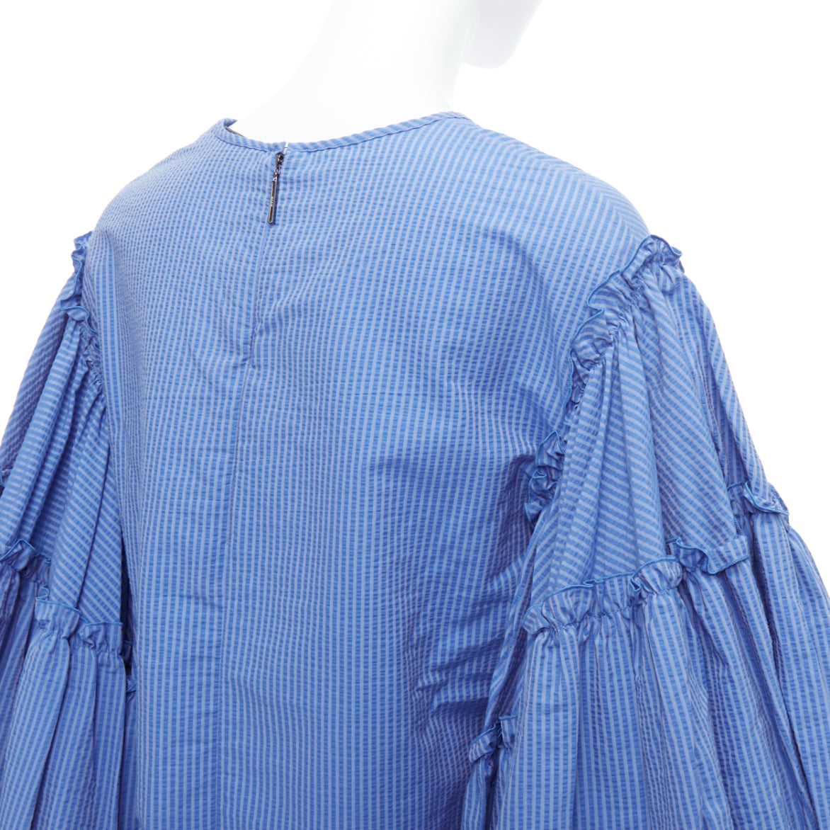 Msgm Striped Flared Top - Detail 2