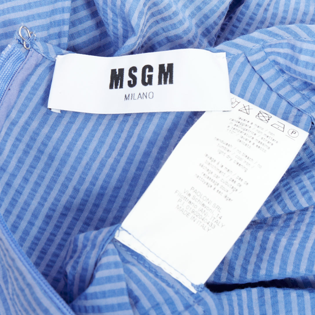 Msgm Striped Flared Top - Image 10