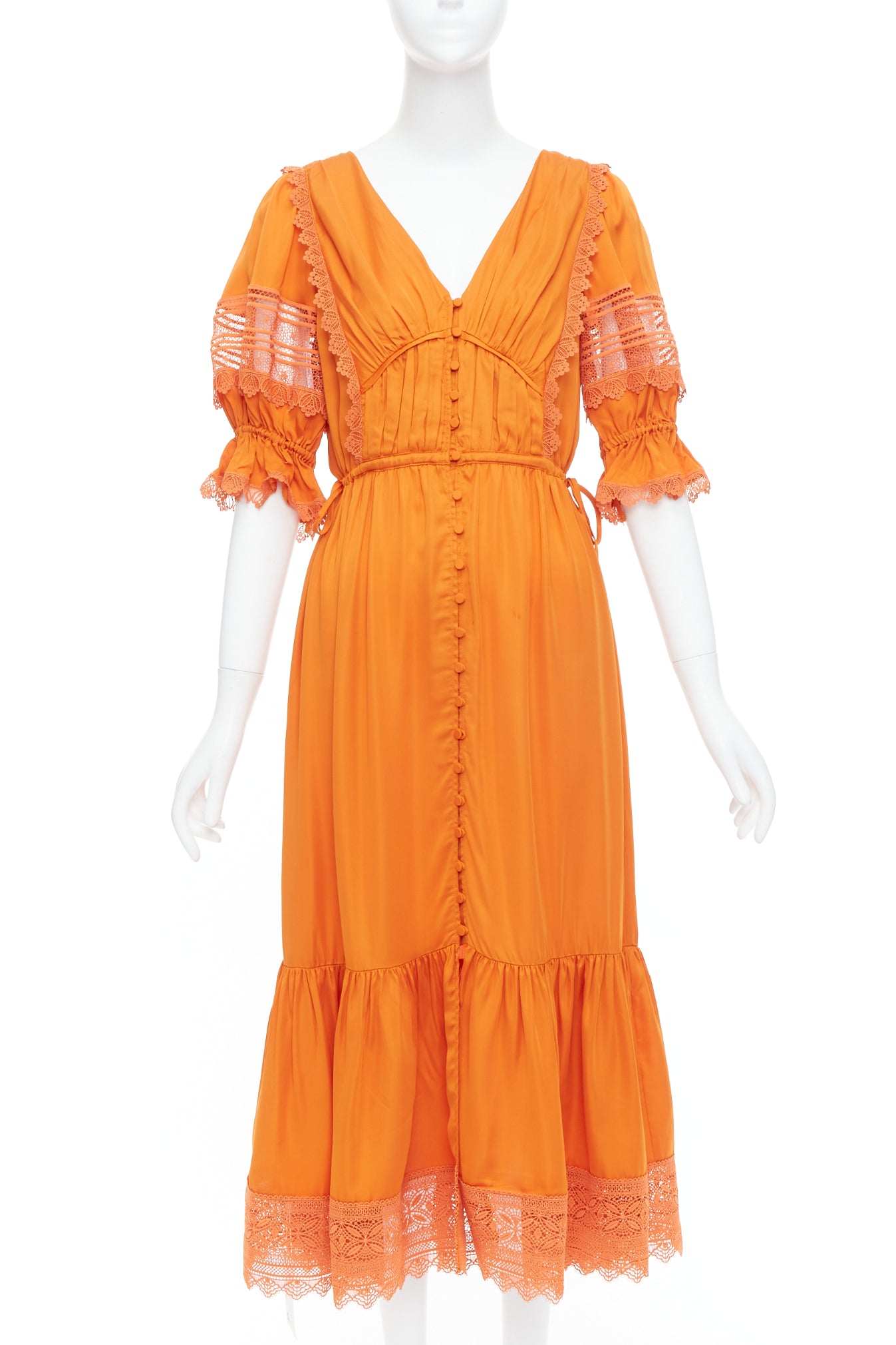 Self-portrait Satin Twill Dress