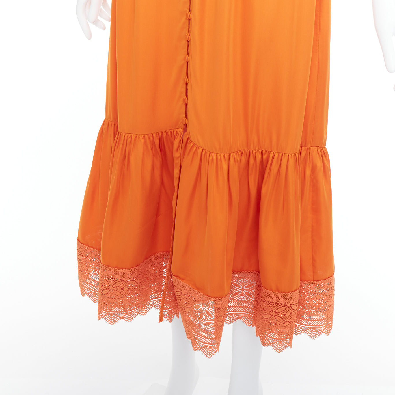 Self-portrait Satin Twill Dress - Detail 2