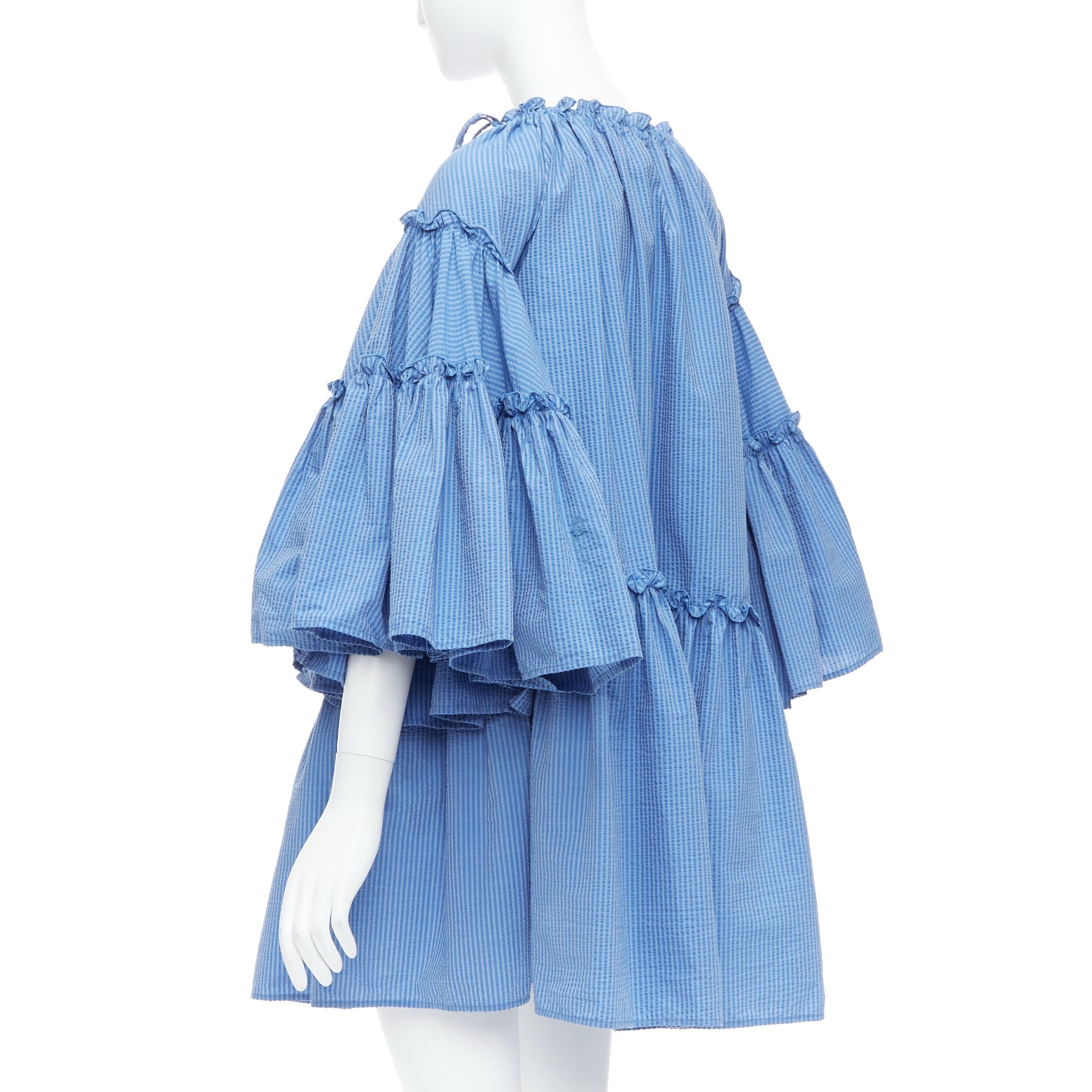 Msgm Drawstring Dress - Detail 1