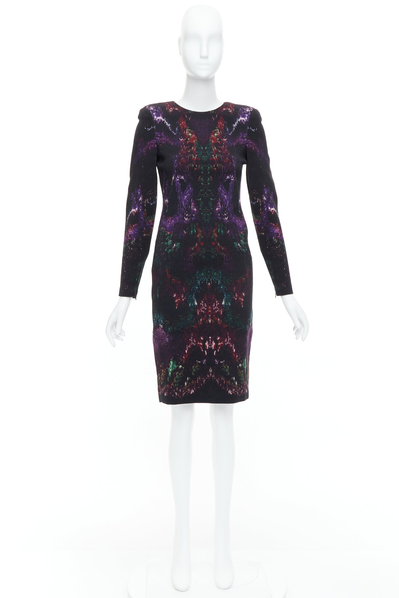 Alexander Mcqueen Feather Print Dress - Image 11