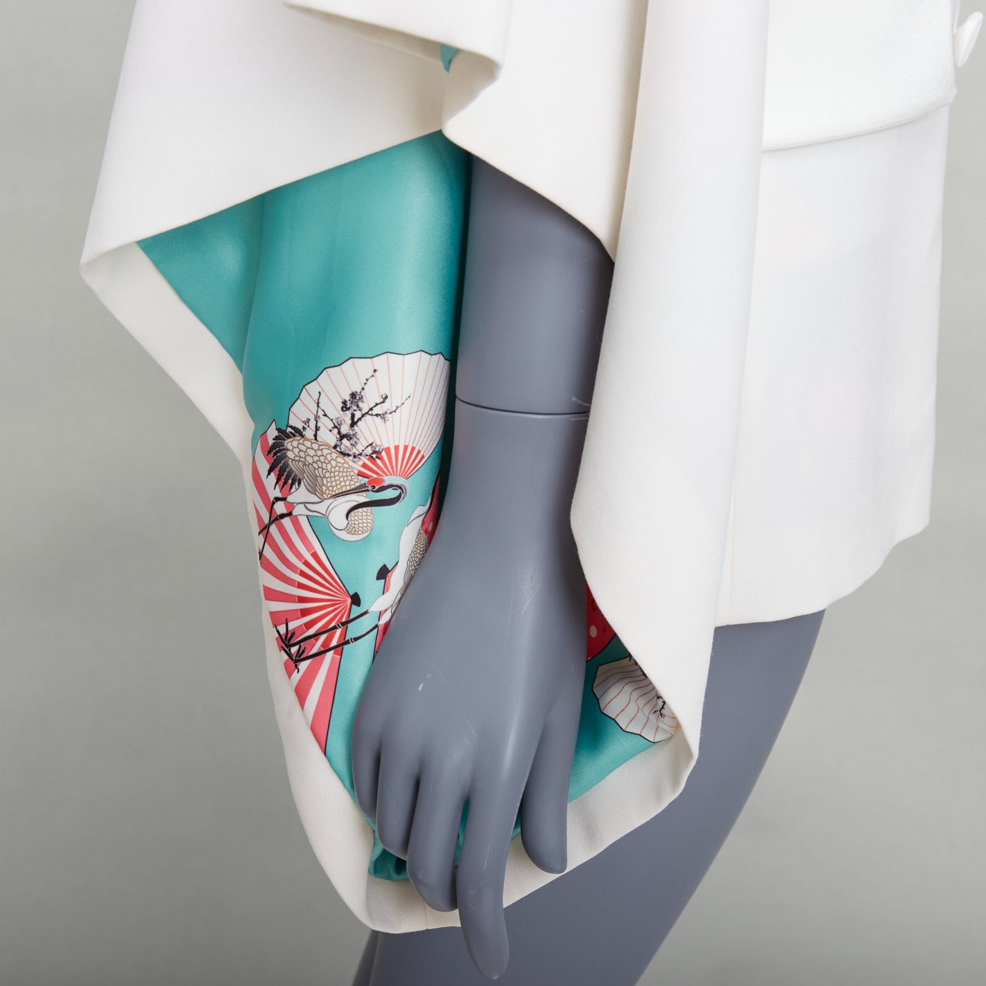 Racil Satin Tuxedo Jacket - Back view