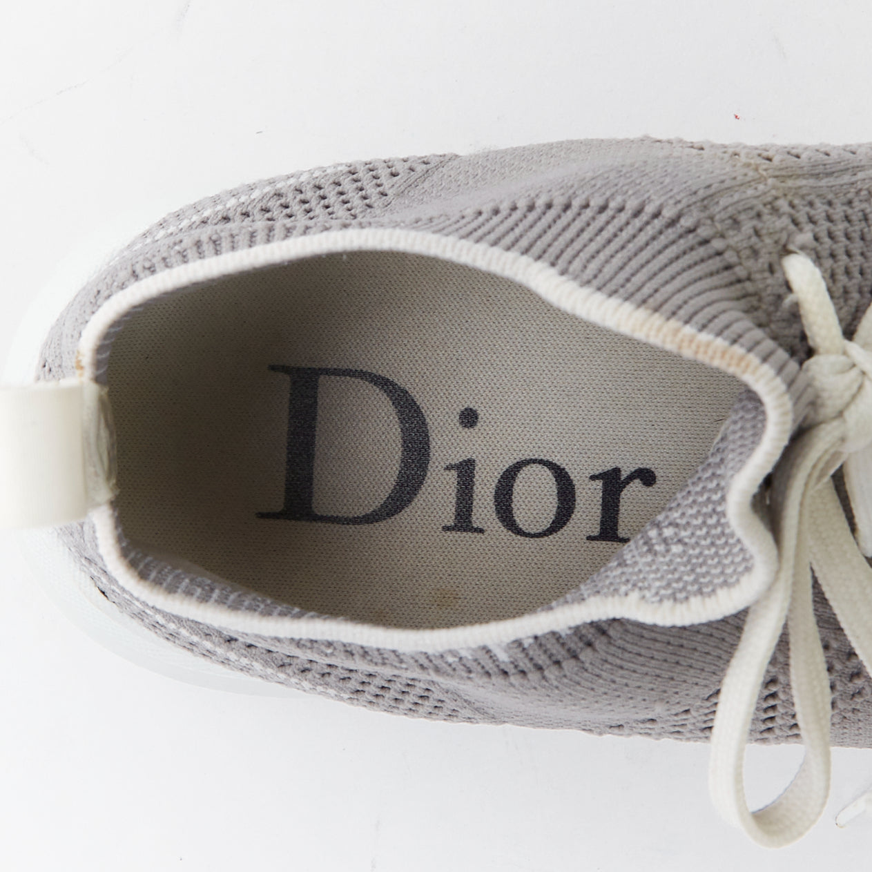 Dior Logo Knit Sneakers - Image 11