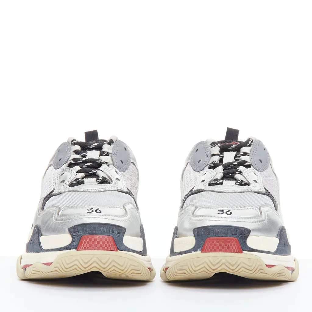 Balenciaga Triple S MultiColor Leather Good - Inside View