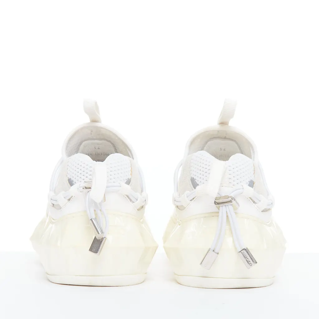 Jimmy Choo Diamond Trail White Leather Good - Box View
