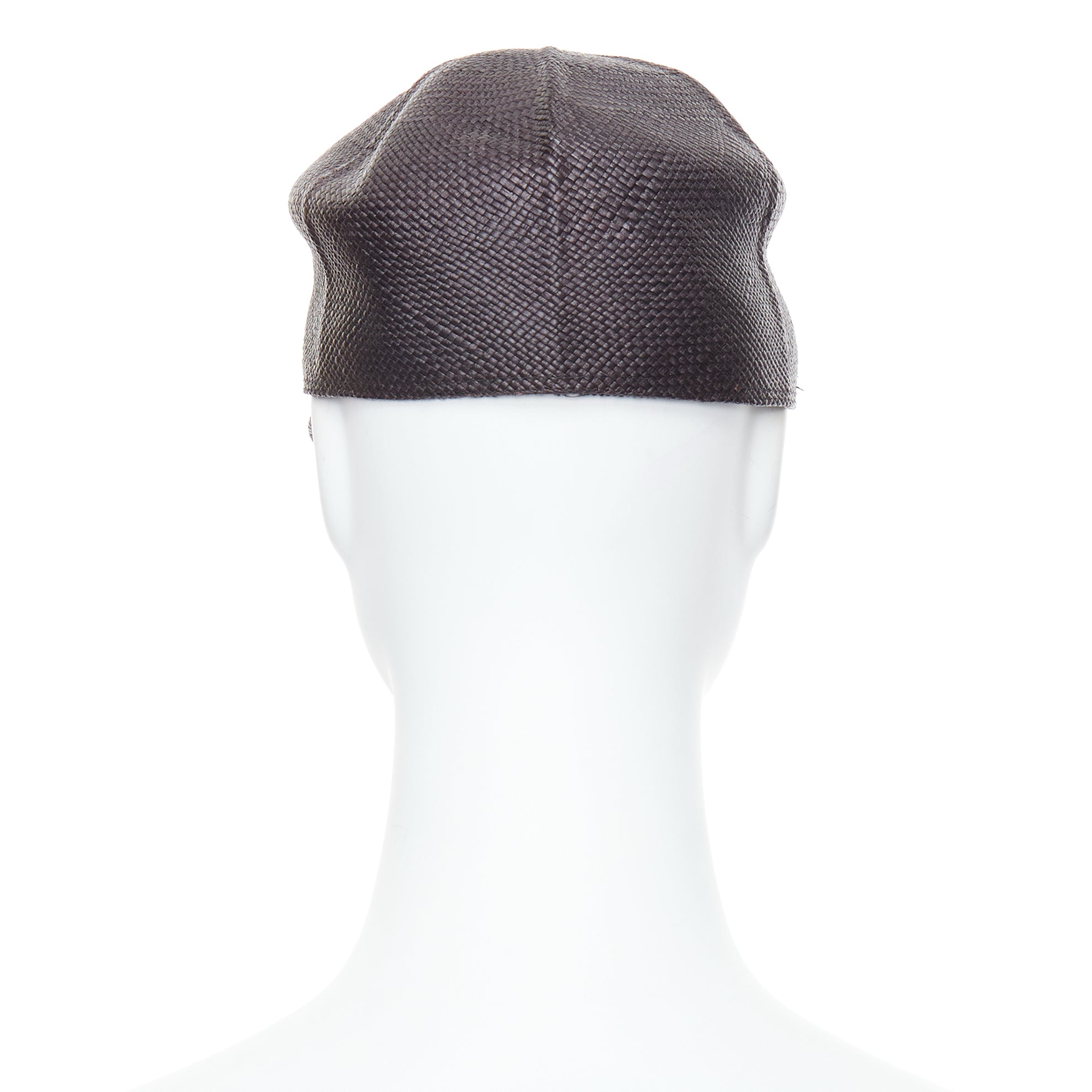 Hermès Black Panama Hat - Side view