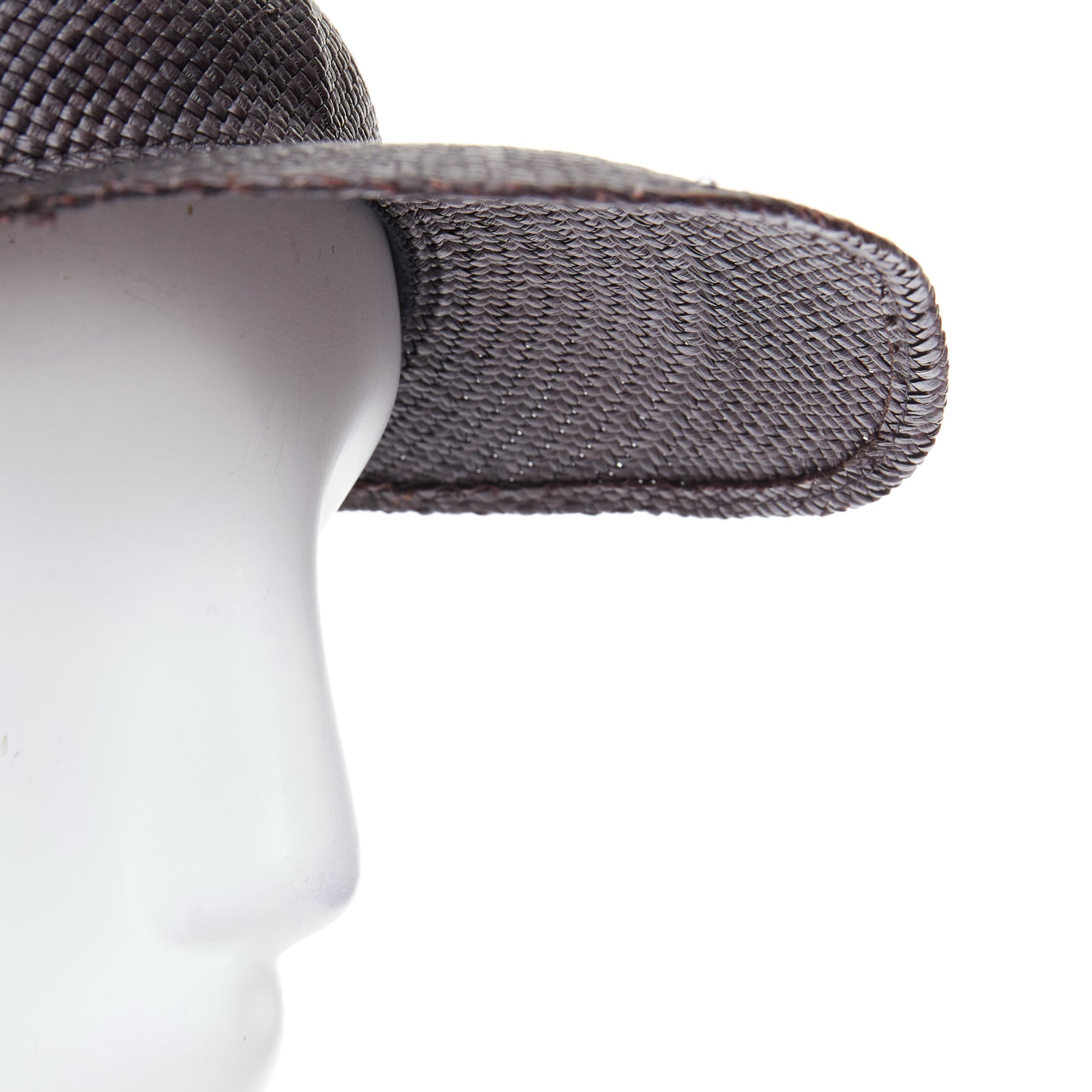 Hermès Black Panama Hat - Detail 2
