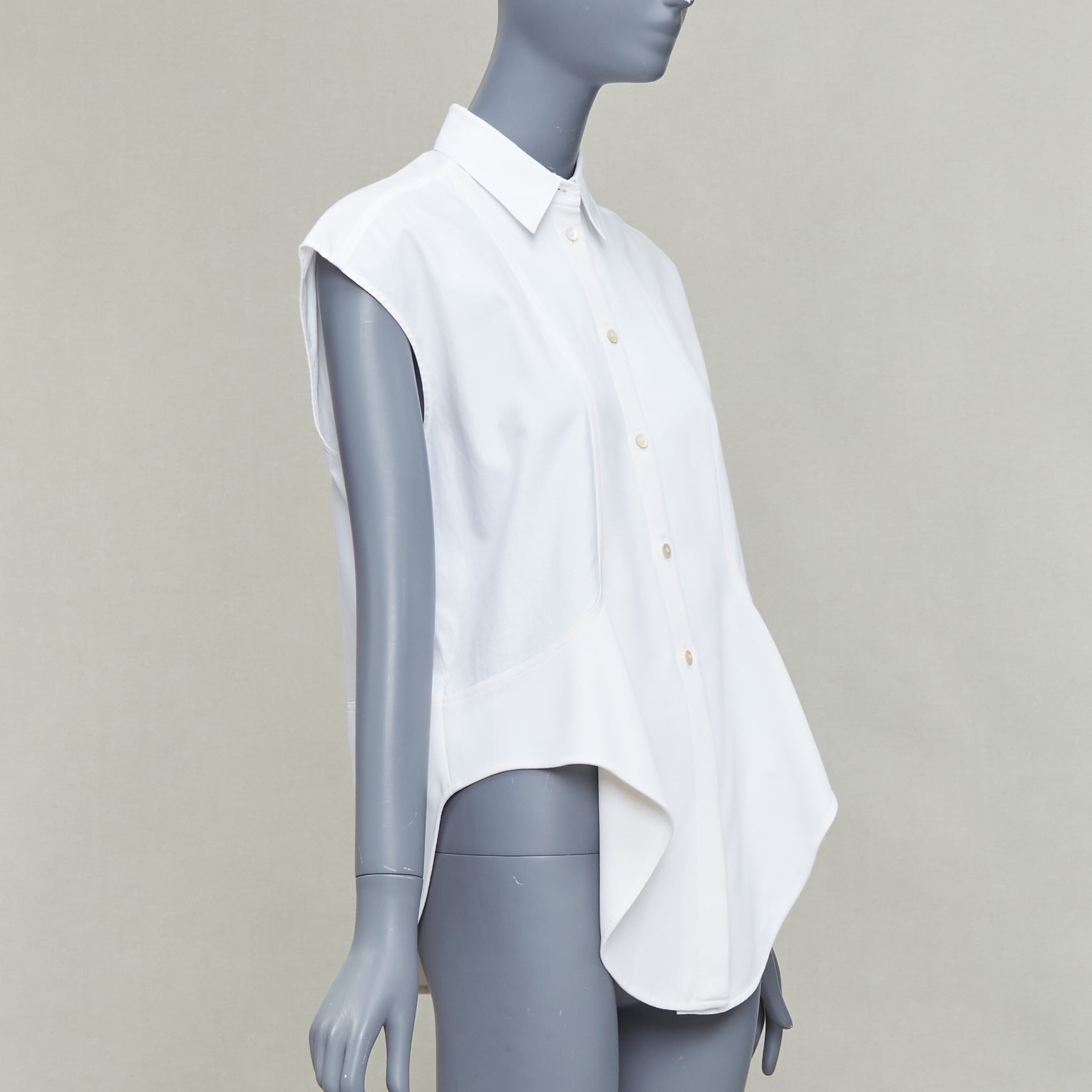 Balenciaga Drape Collared Shirt - Image 6