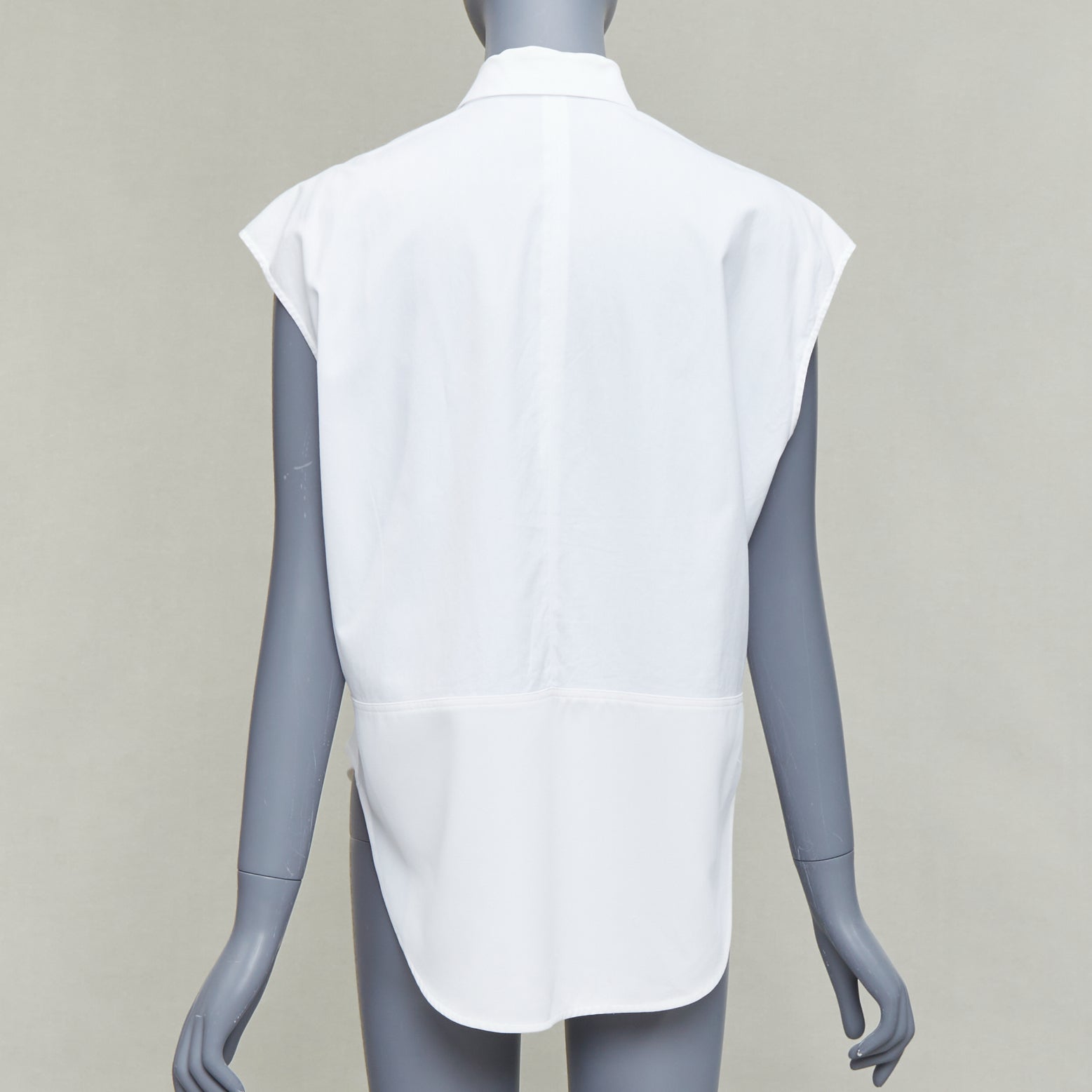 Balenciaga Drape Collared Shirt - Side view