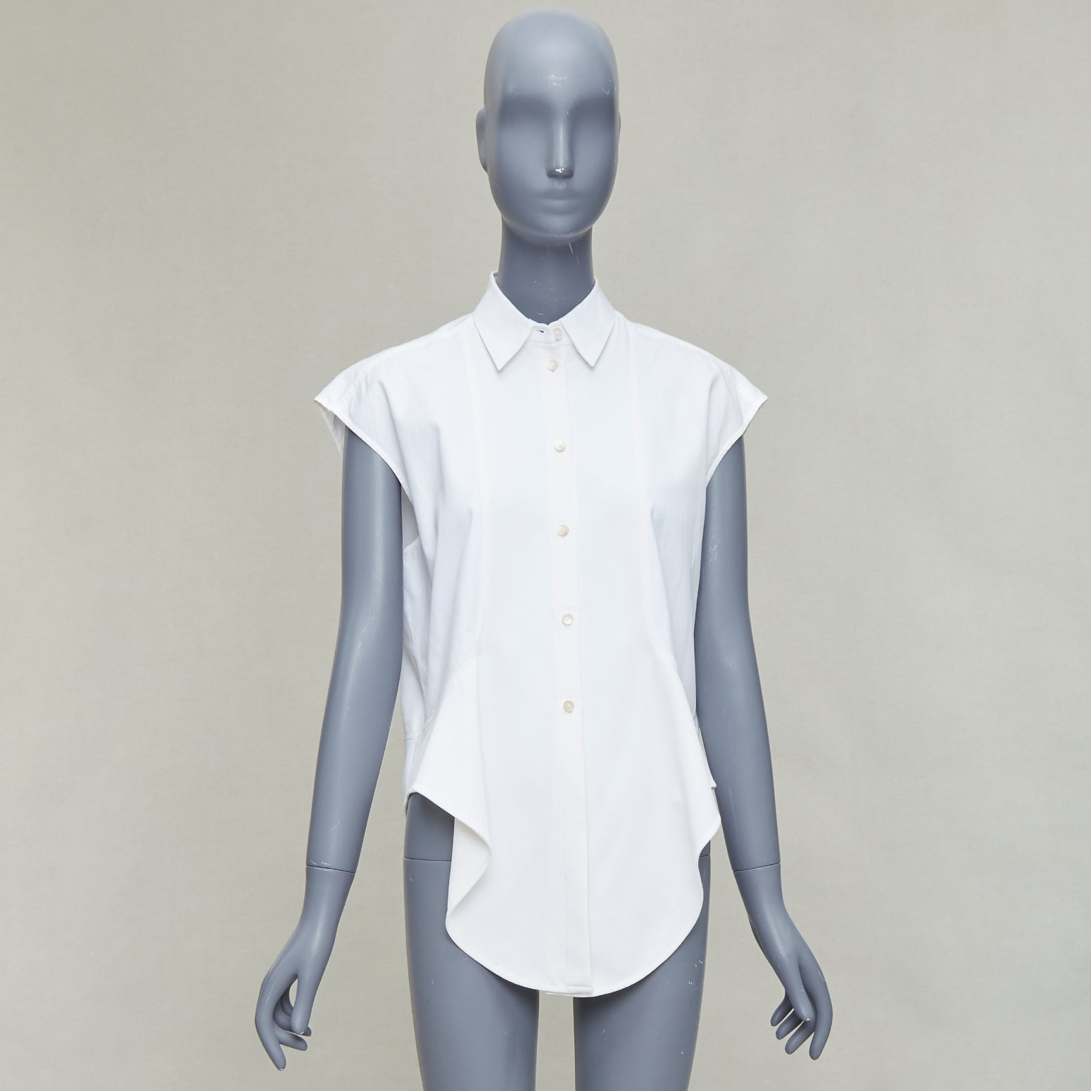 Balenciaga Drape Collared Shirt - Image 11