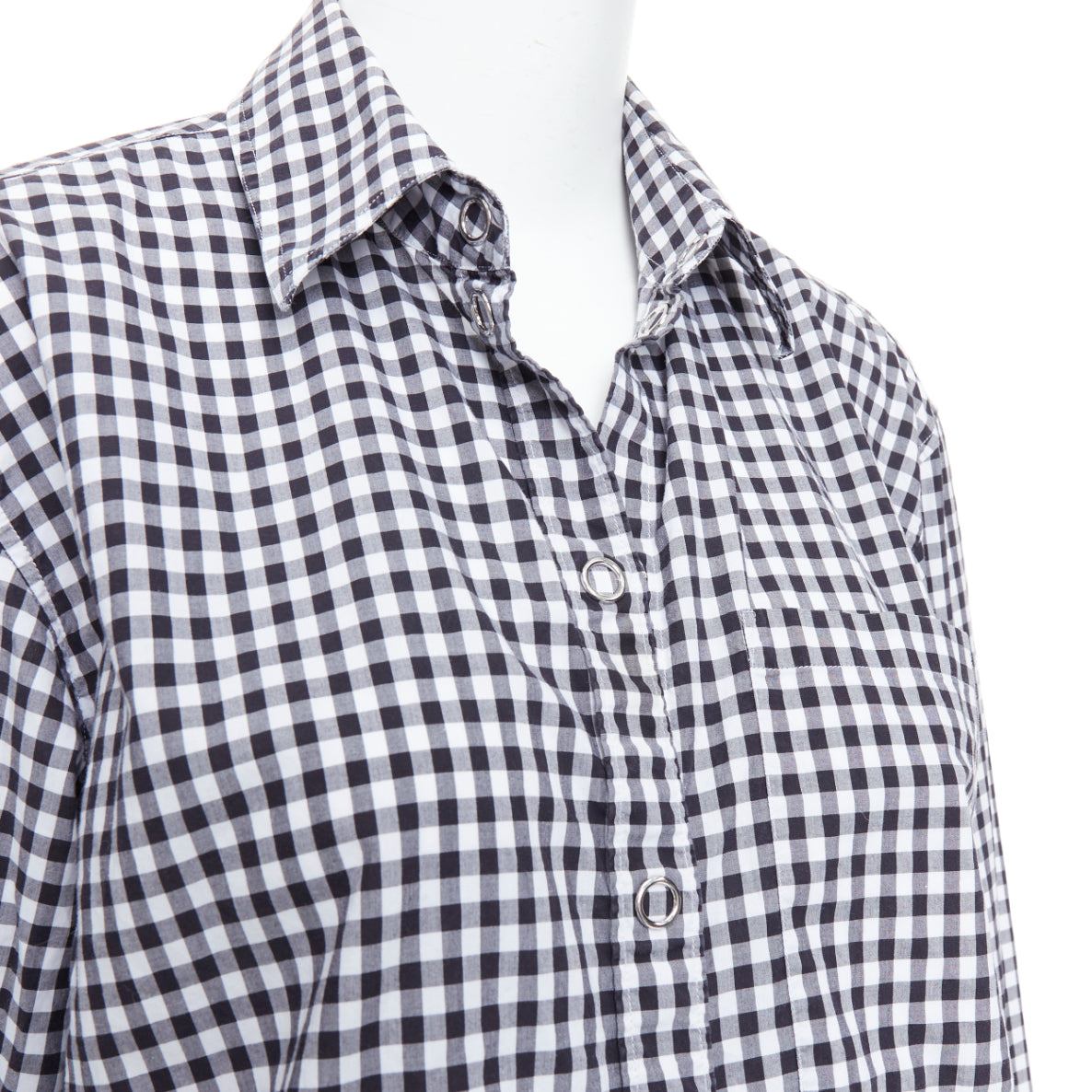 Burberry Check Gingham Shirt - Back view