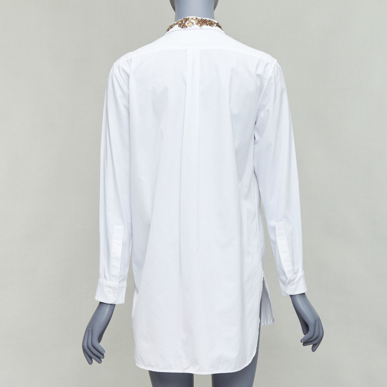 Yohji Yamamoto Sequinned Collar Shirt - Side view