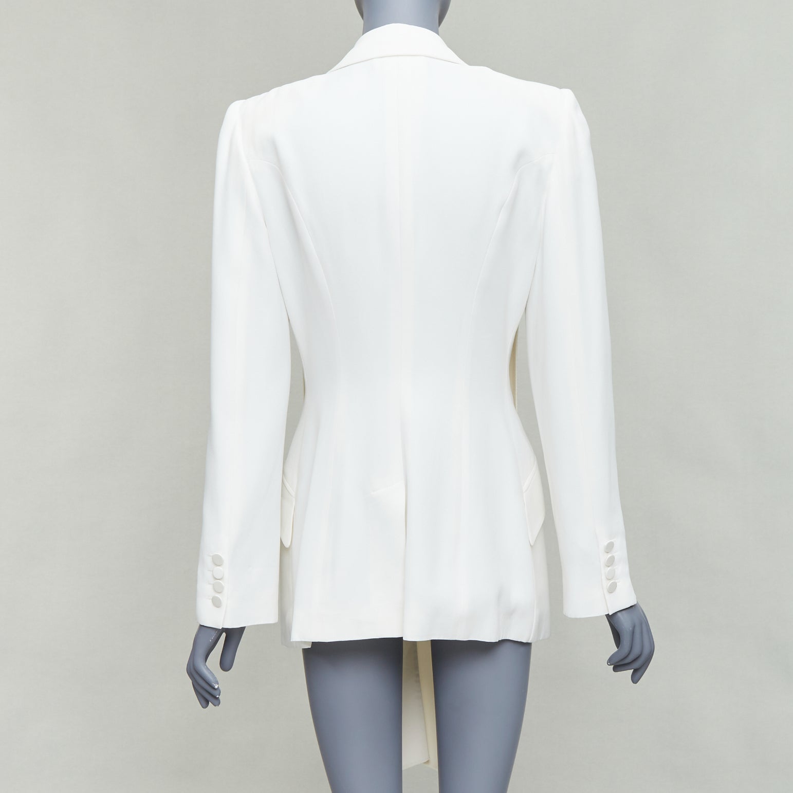 Alexander Mcqueen Silk Panel Blazer - Side view