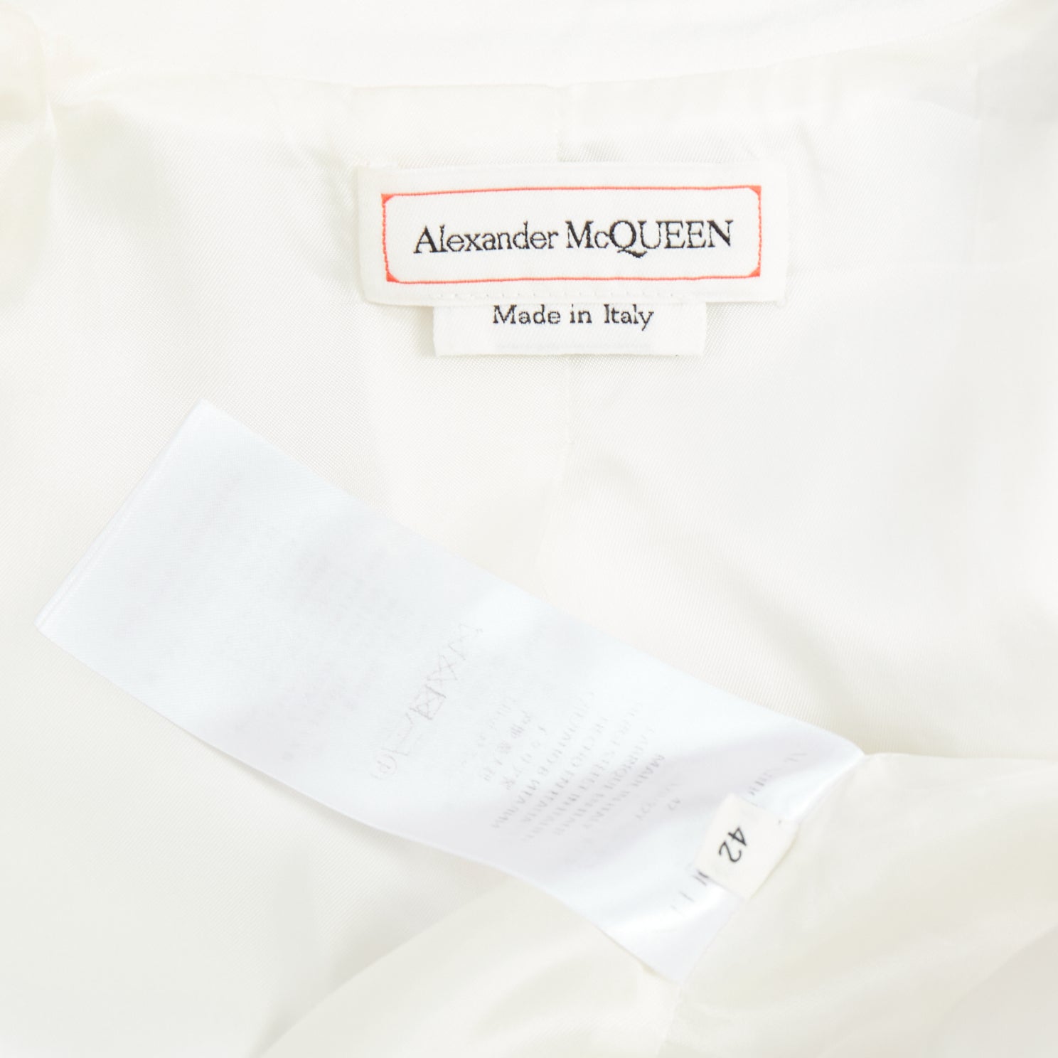 Alexander Mcqueen Silk Panel Blazer - Image 10