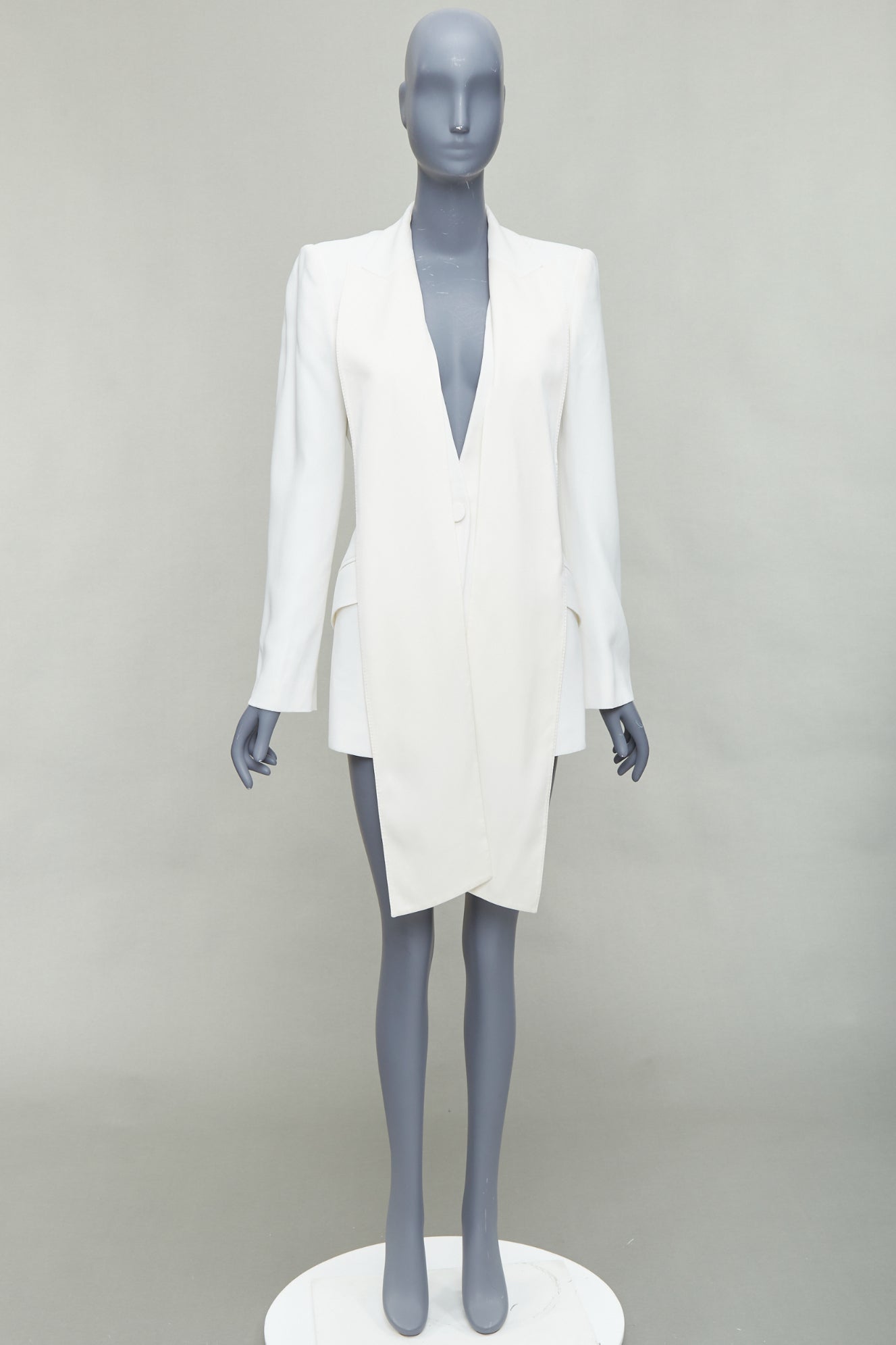 Alexander Mcqueen Silk Panel Blazer - Image 11