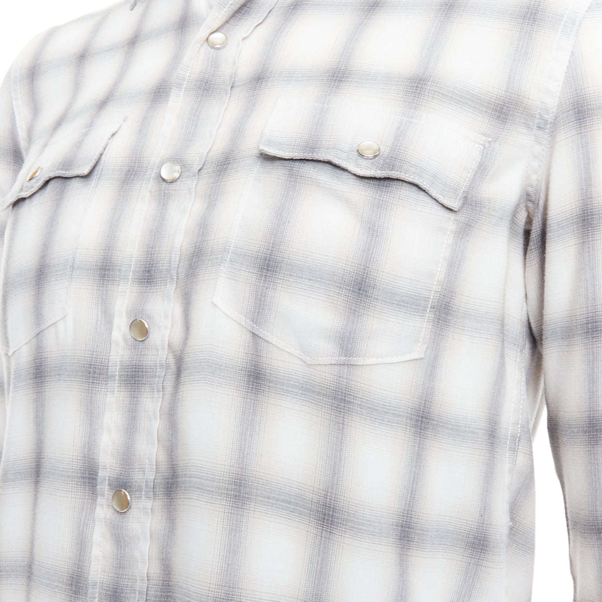 Saint Laurent Snap Button Shirt - Back view