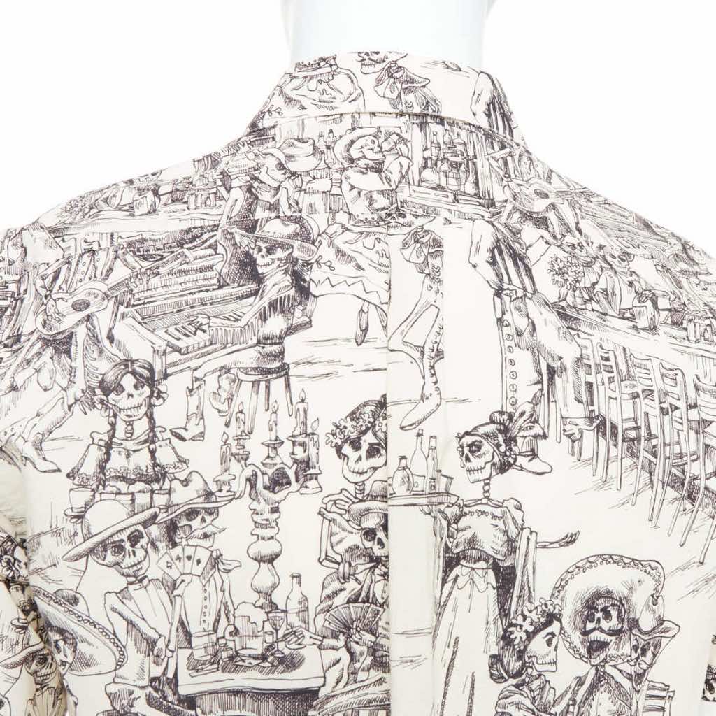 Saint Laurent Skeleton Print Shirt - Detail 2
