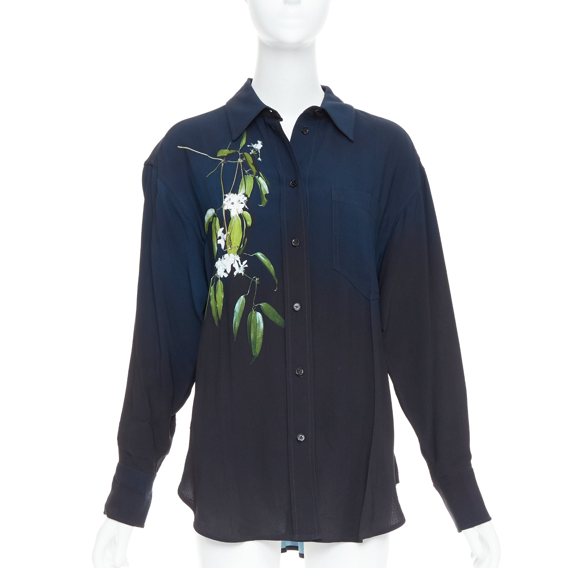 Victoria Beckham Floral Pajama Shirt