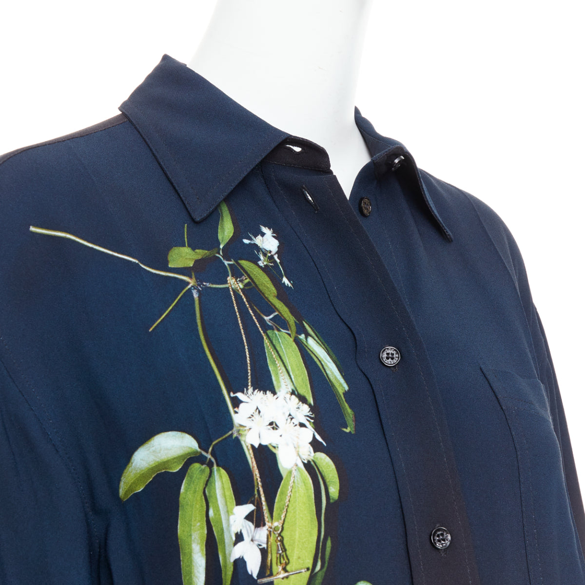 Victoria Beckham Floral Pajama Shirt - Back view