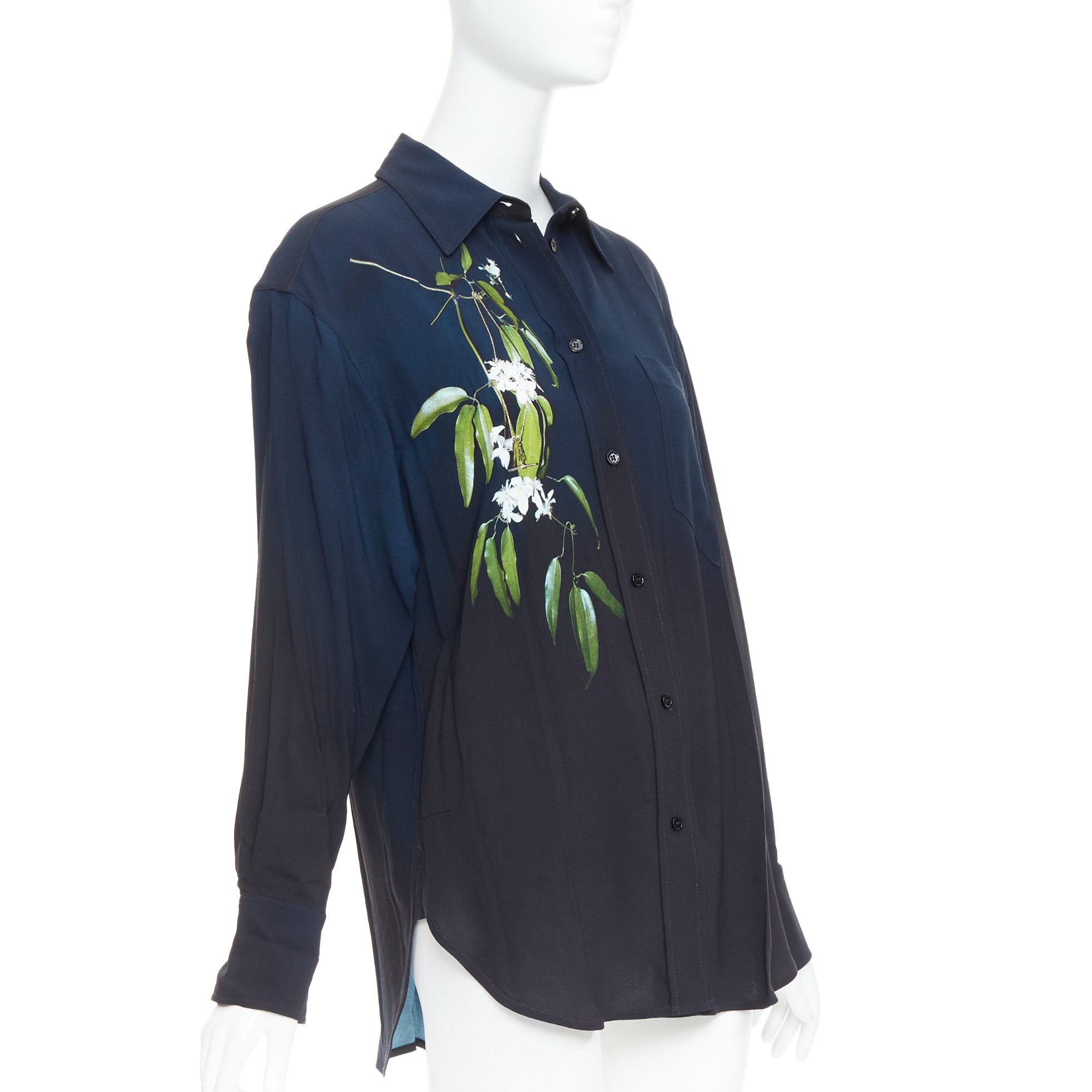 Victoria Beckham Floral Pajama Shirt - Image 6
