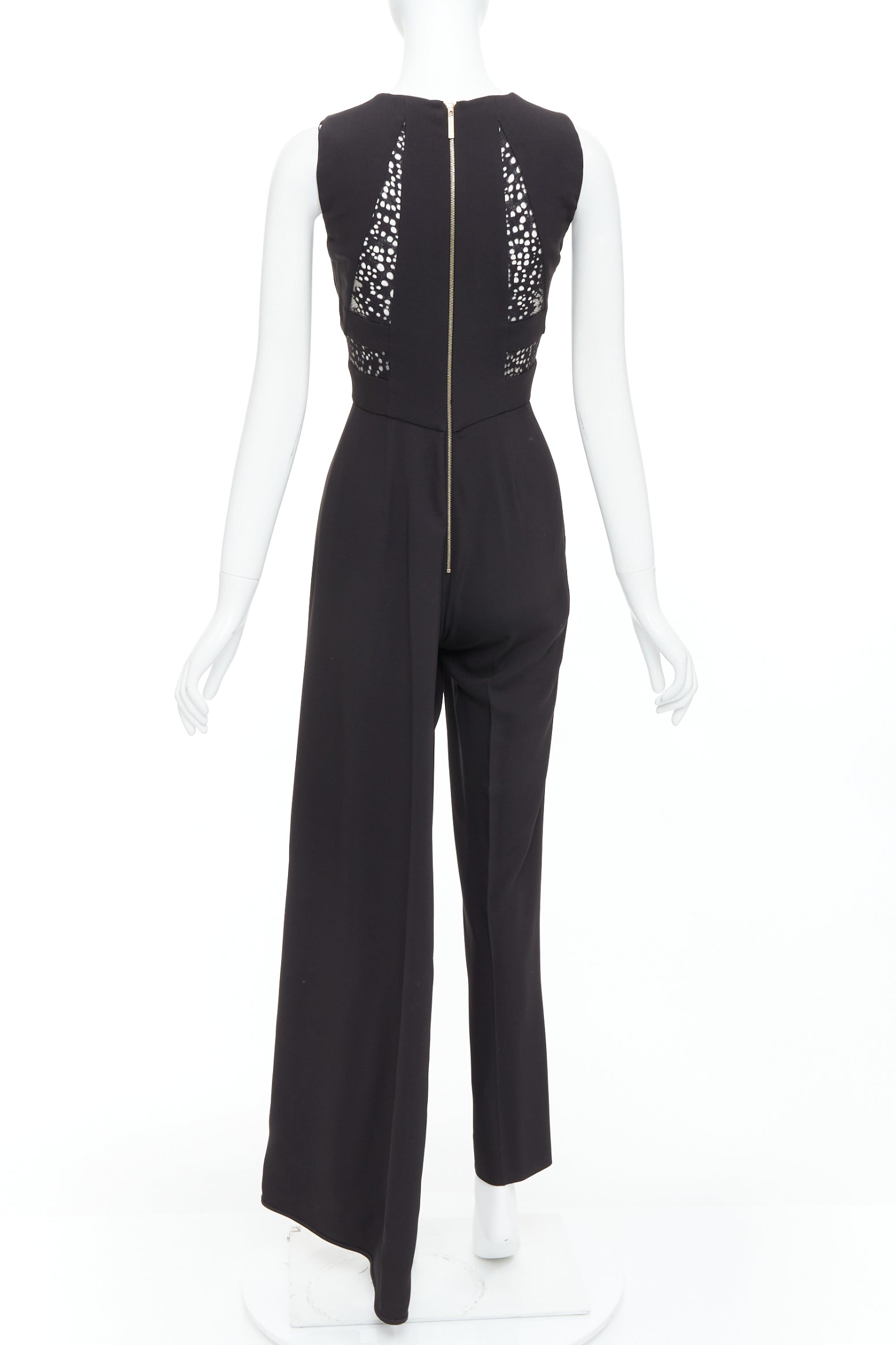Elie Saab Sheer Drape Jumpsuit - Side view