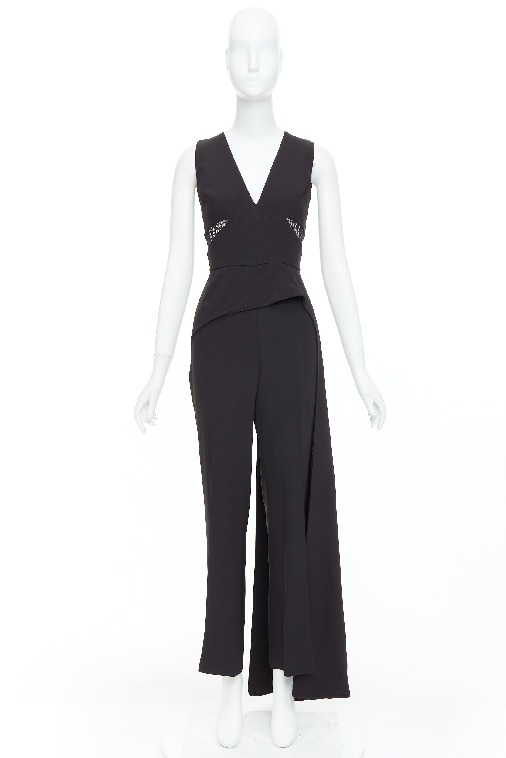 Elie Saab Sheer Drape Jumpsuit - Image 11