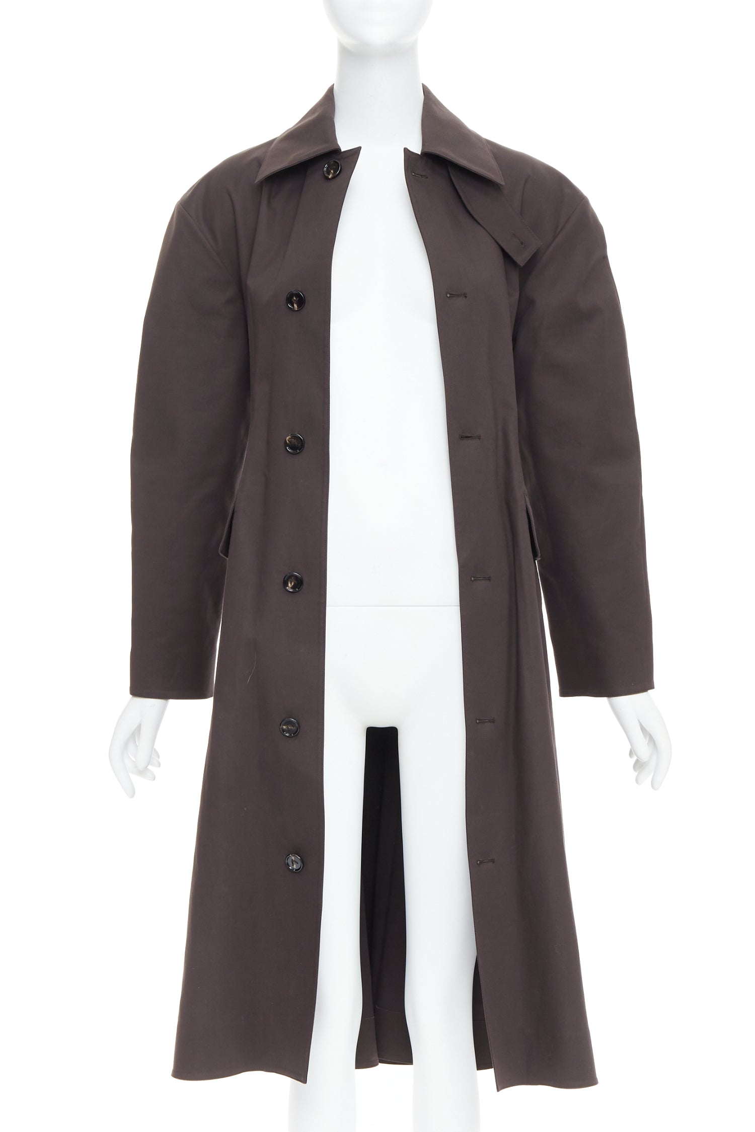 Bottega Veneta Coated Cotton Trench Coat - Image 6