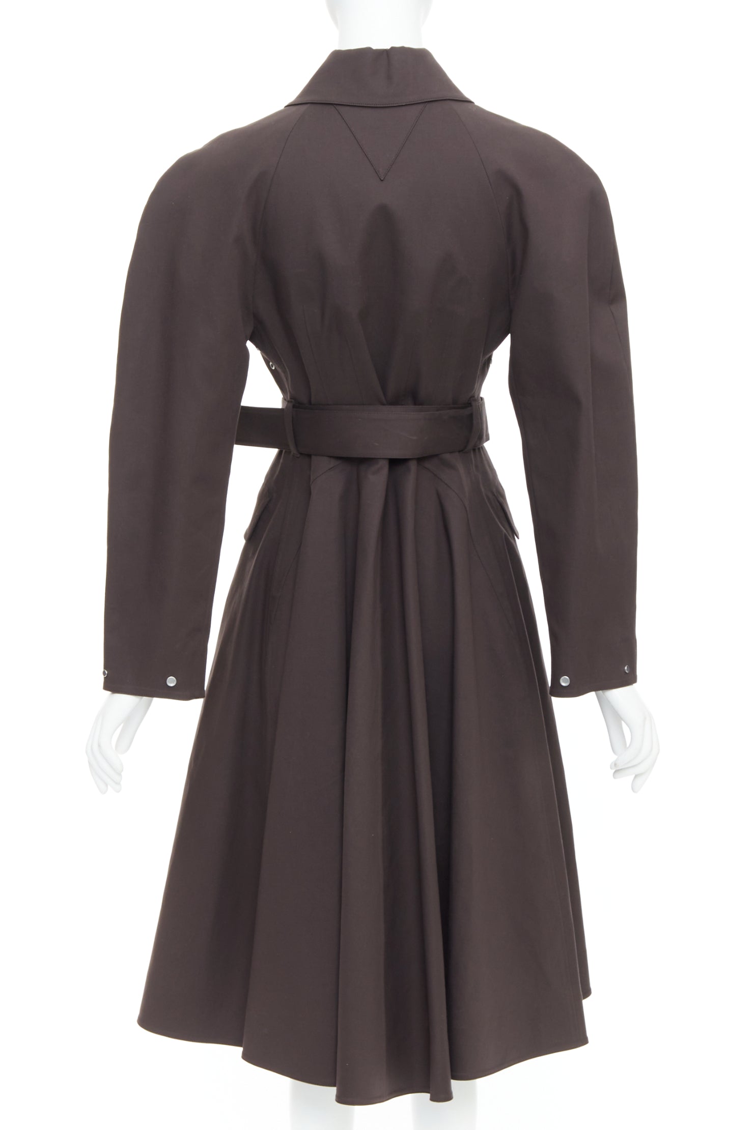 Bottega Veneta Coated Cotton Trench Coat - Detail 1