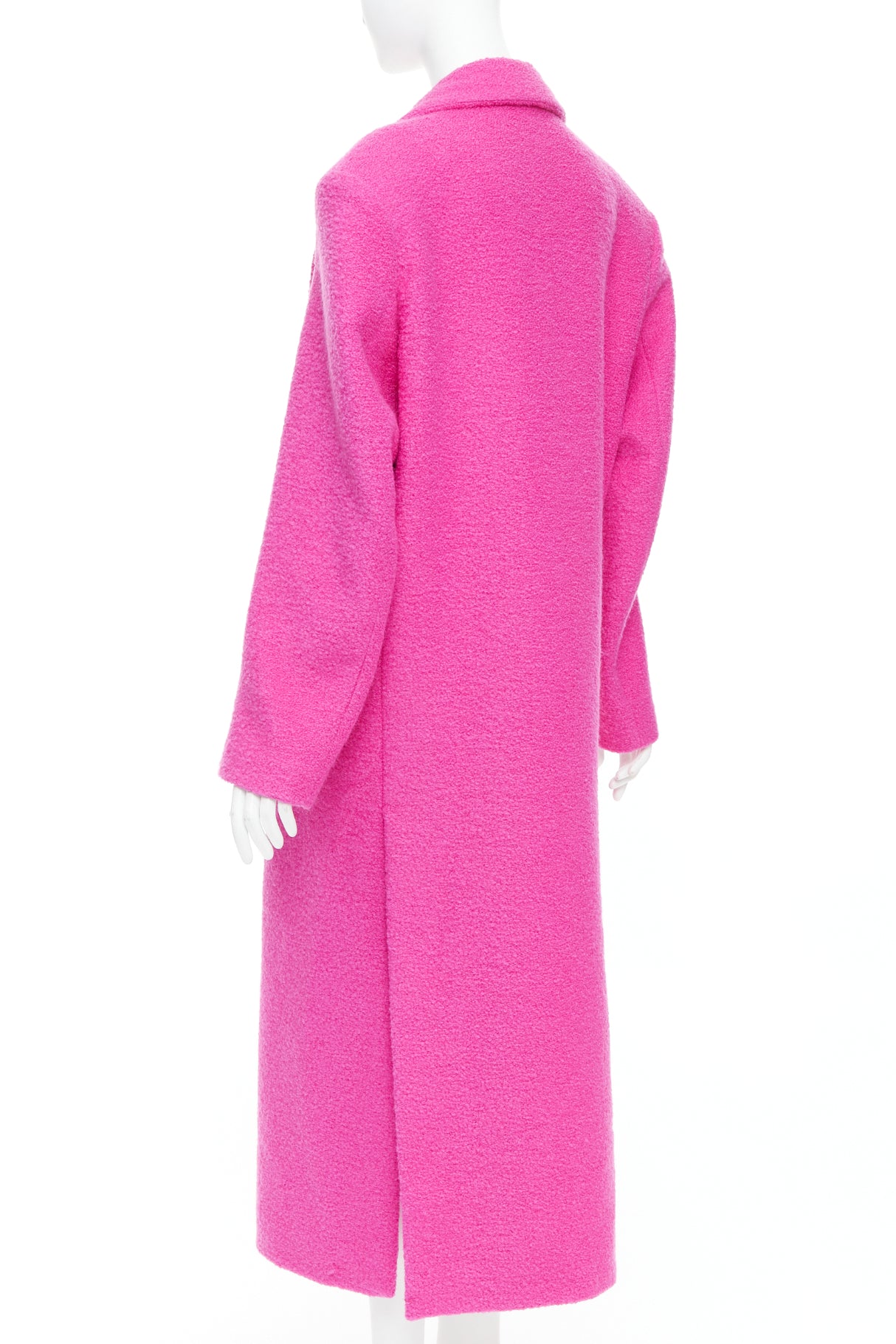 Valentino Garavani Hot Pink Wool Coat - Detail 2