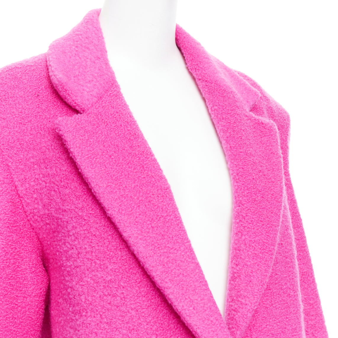 Valentino Garavani Hot Pink Wool Coat - Image 10