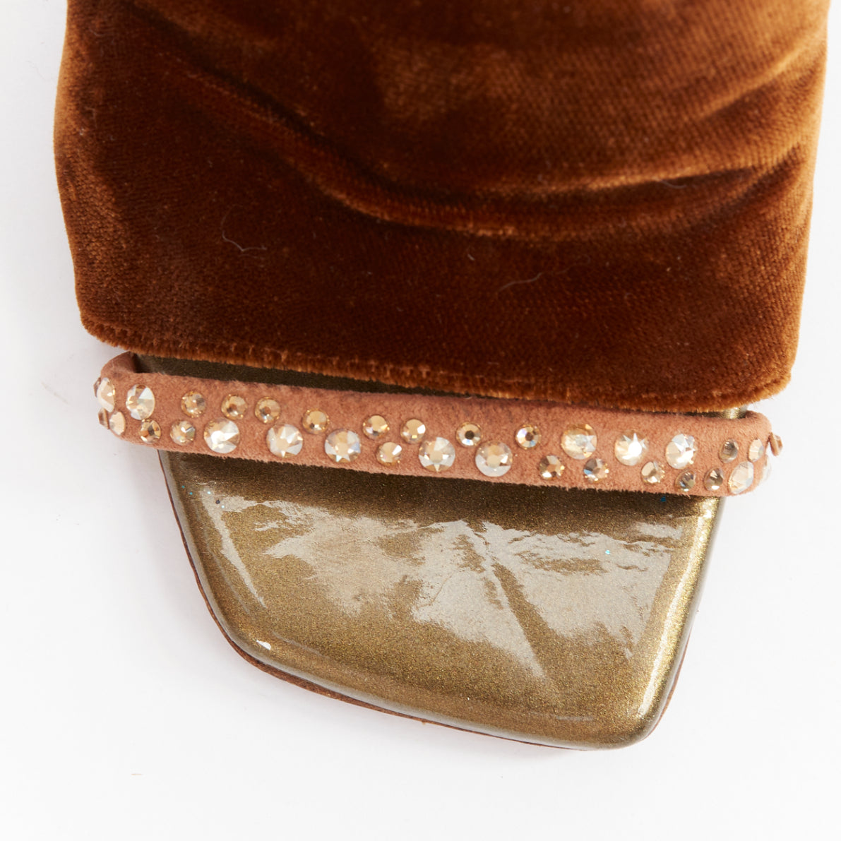 Malone Souliers Strass Velvet Mules - Detail 1