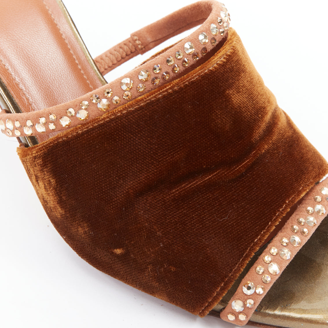 Malone Souliers Strass Velvet Mules - Detail 2