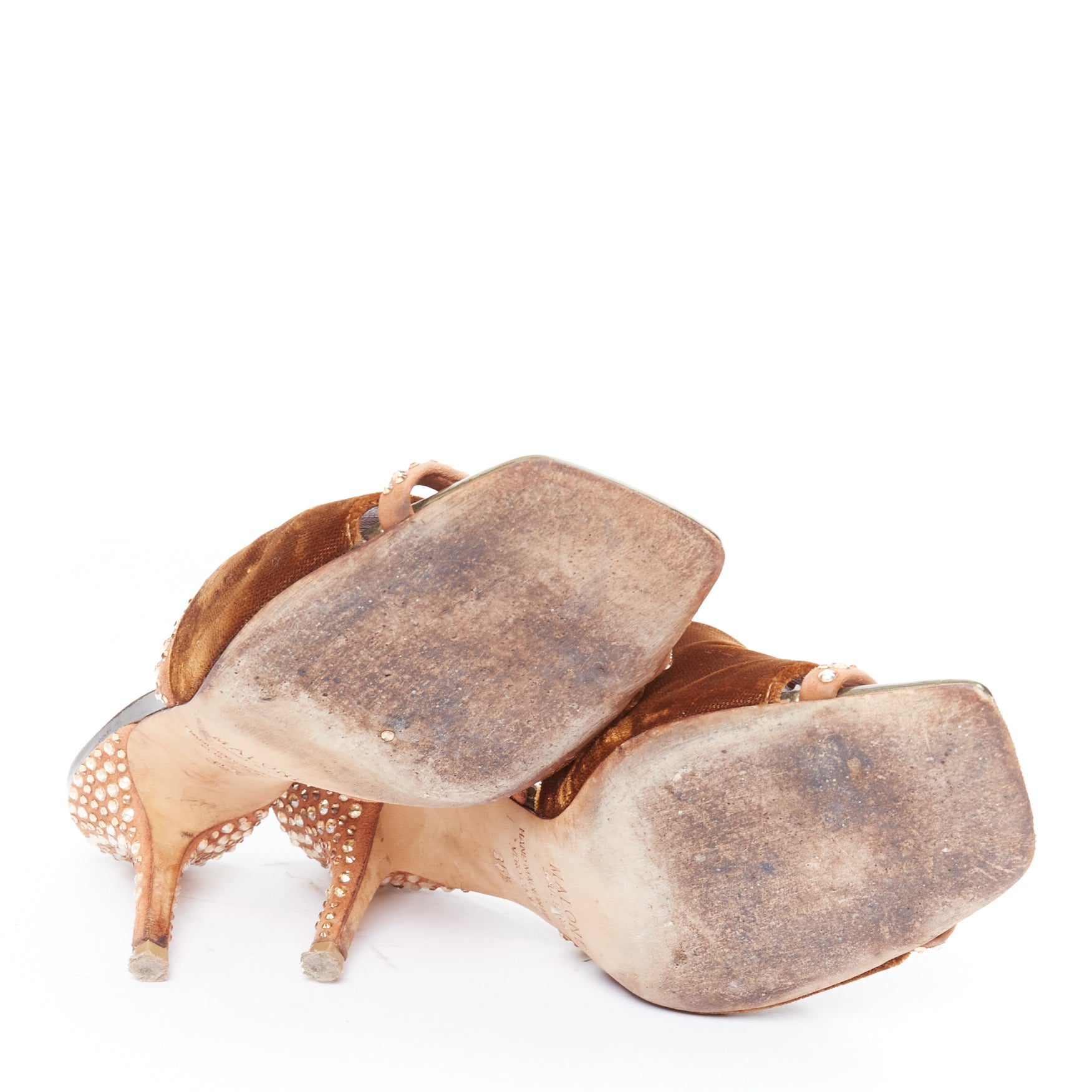 Malone Souliers Strass Velvet Mules - Image 12