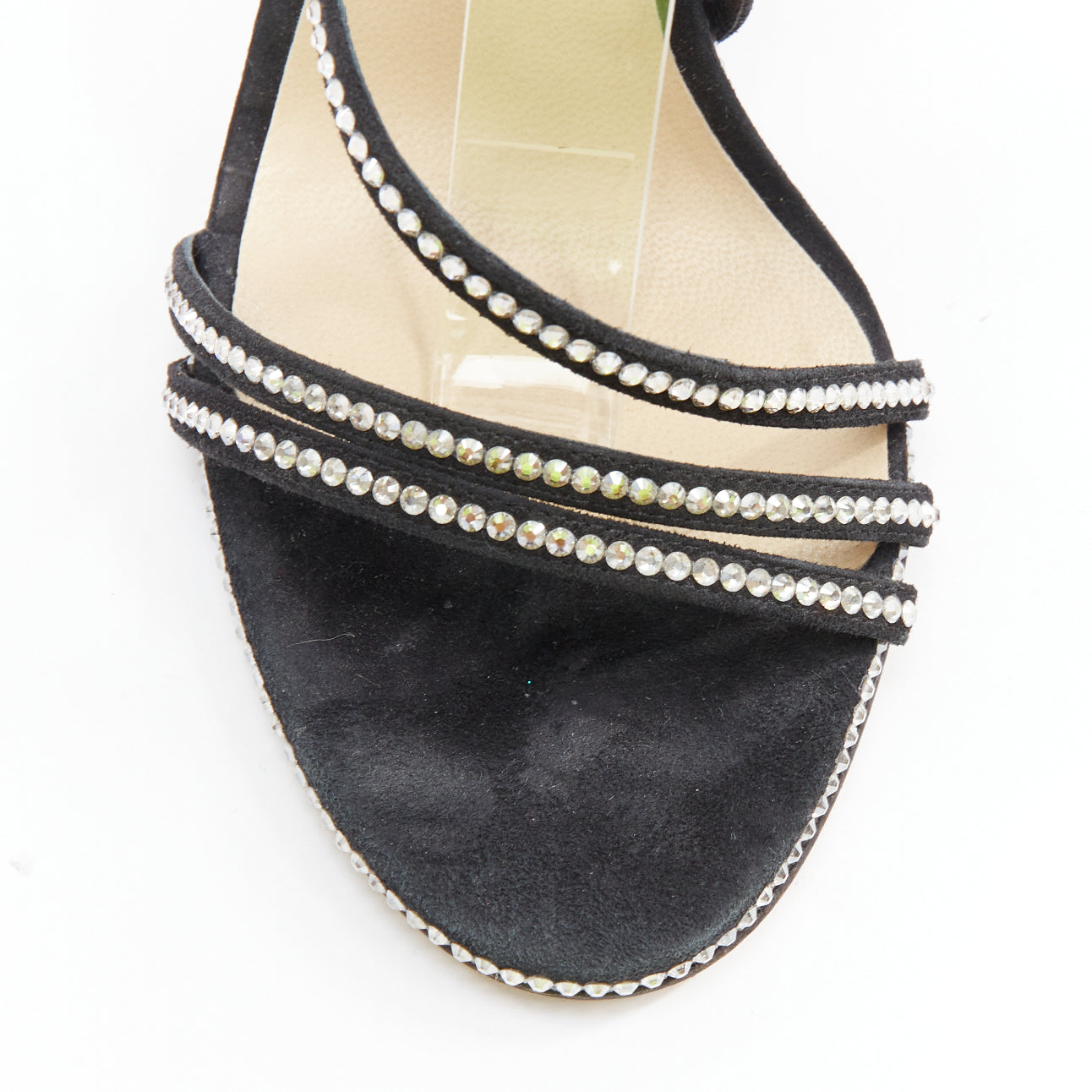 Jimmy Choo Crystal D'Orsay Sandals - Detail 1