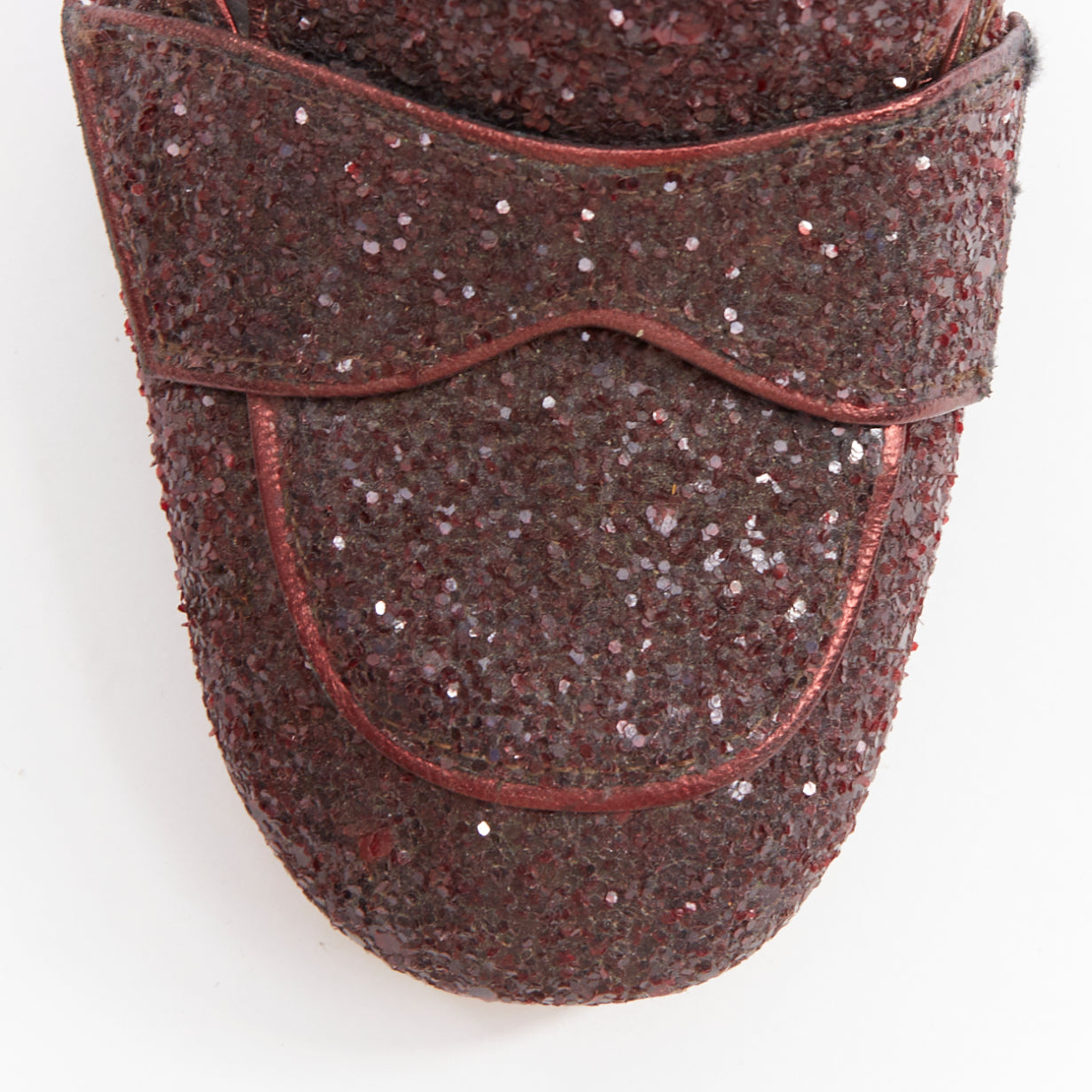 Rochas Glitter Heel Loafers - Detail 1