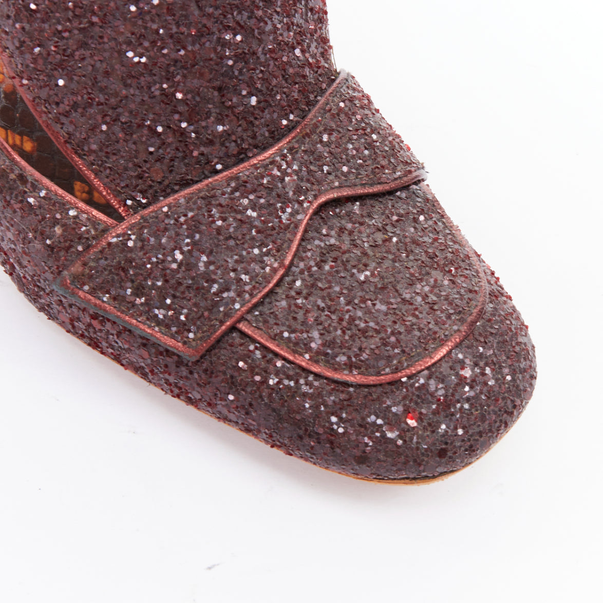 Rochas Glitter Heel Loafers - Detail 2