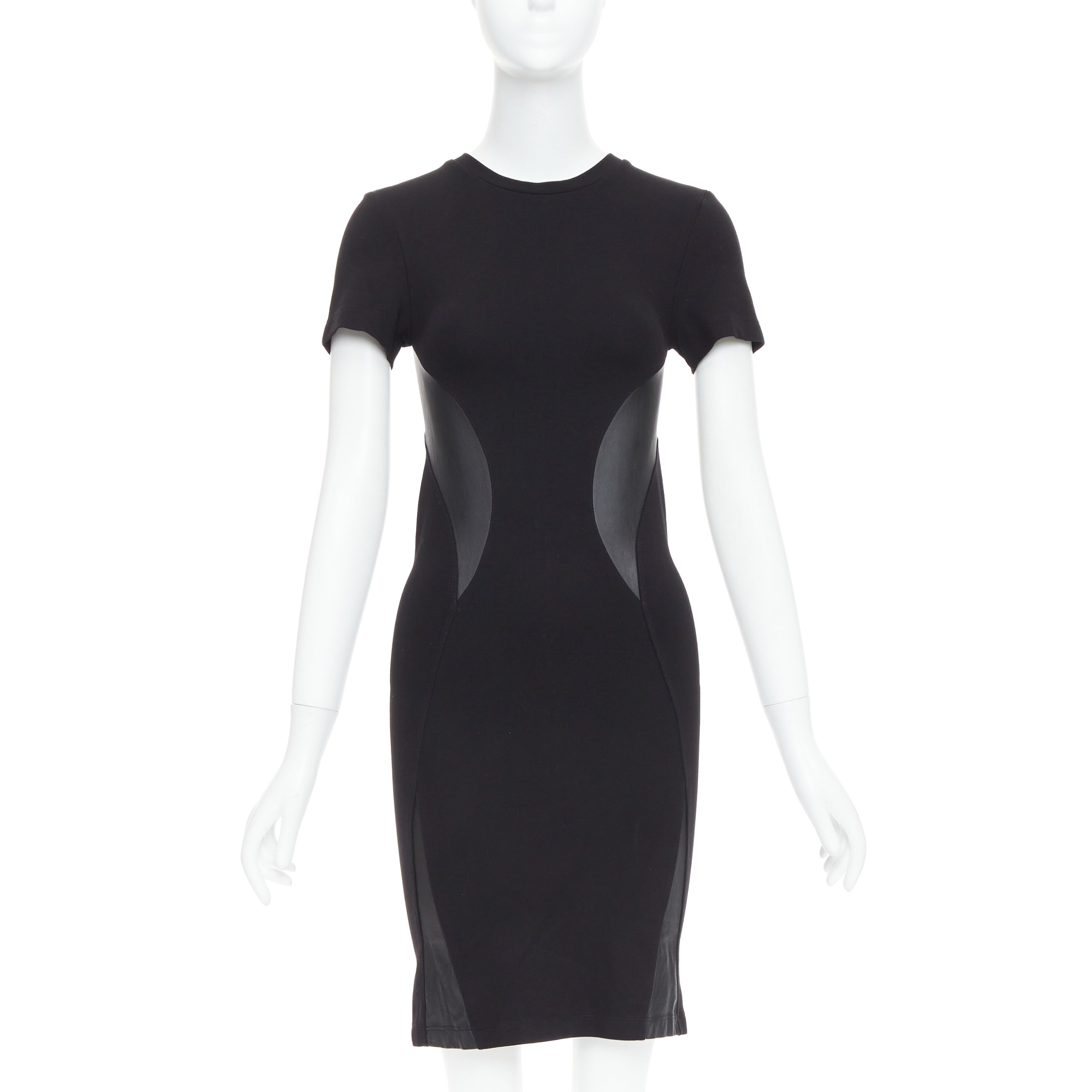 Mcq Leather Bodycon Dress