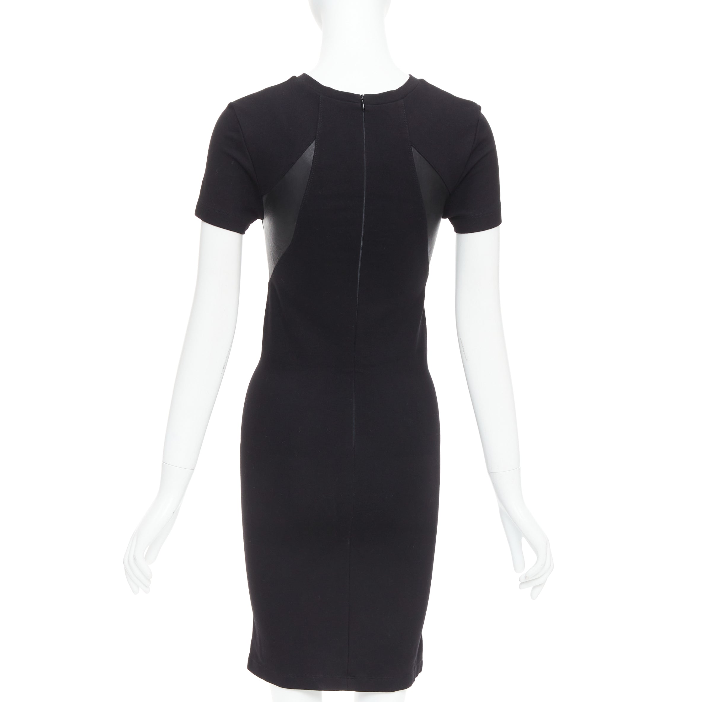 Mcq Leather Bodycon Dress - Side view