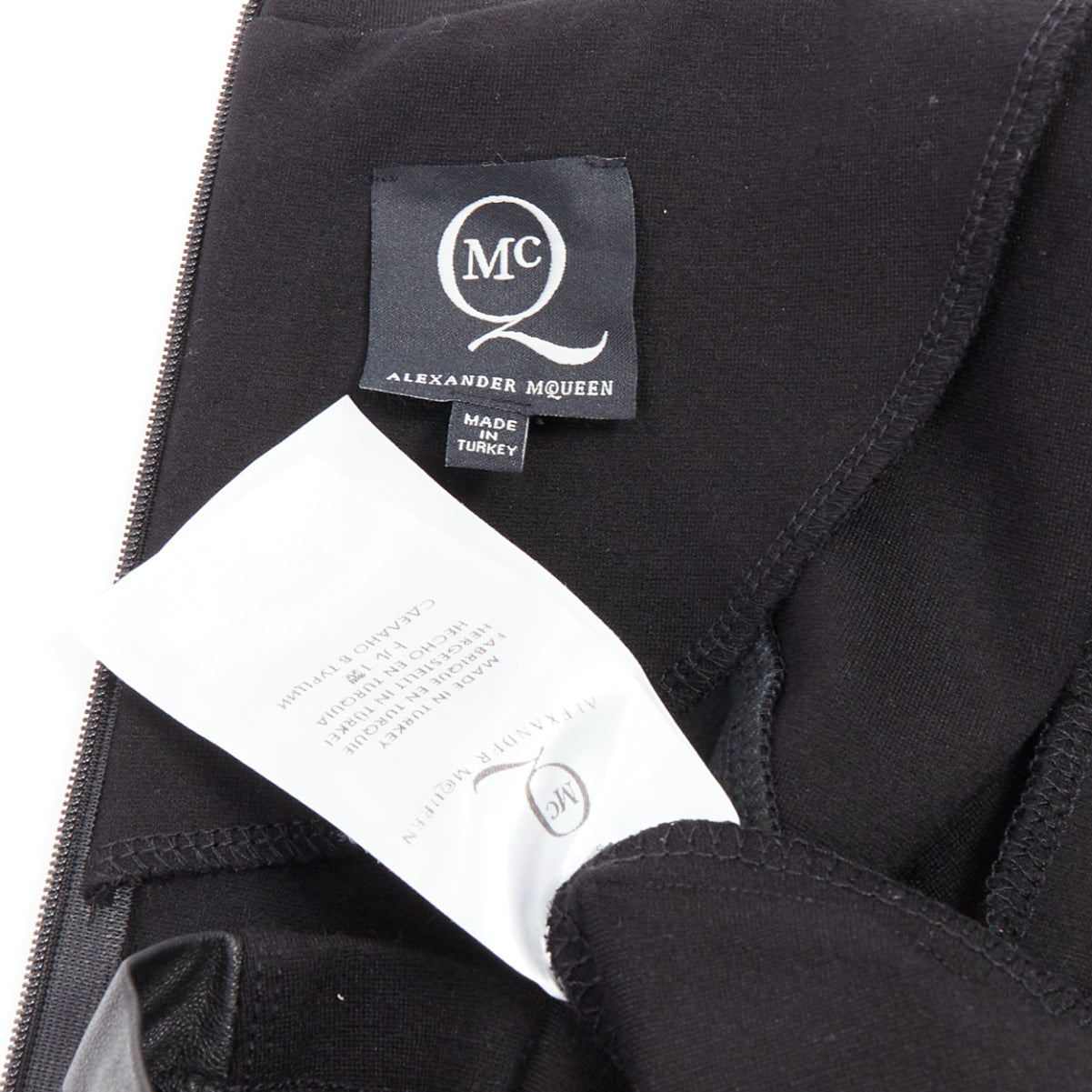 Mcq Leather Bodycon Dress - Image 10