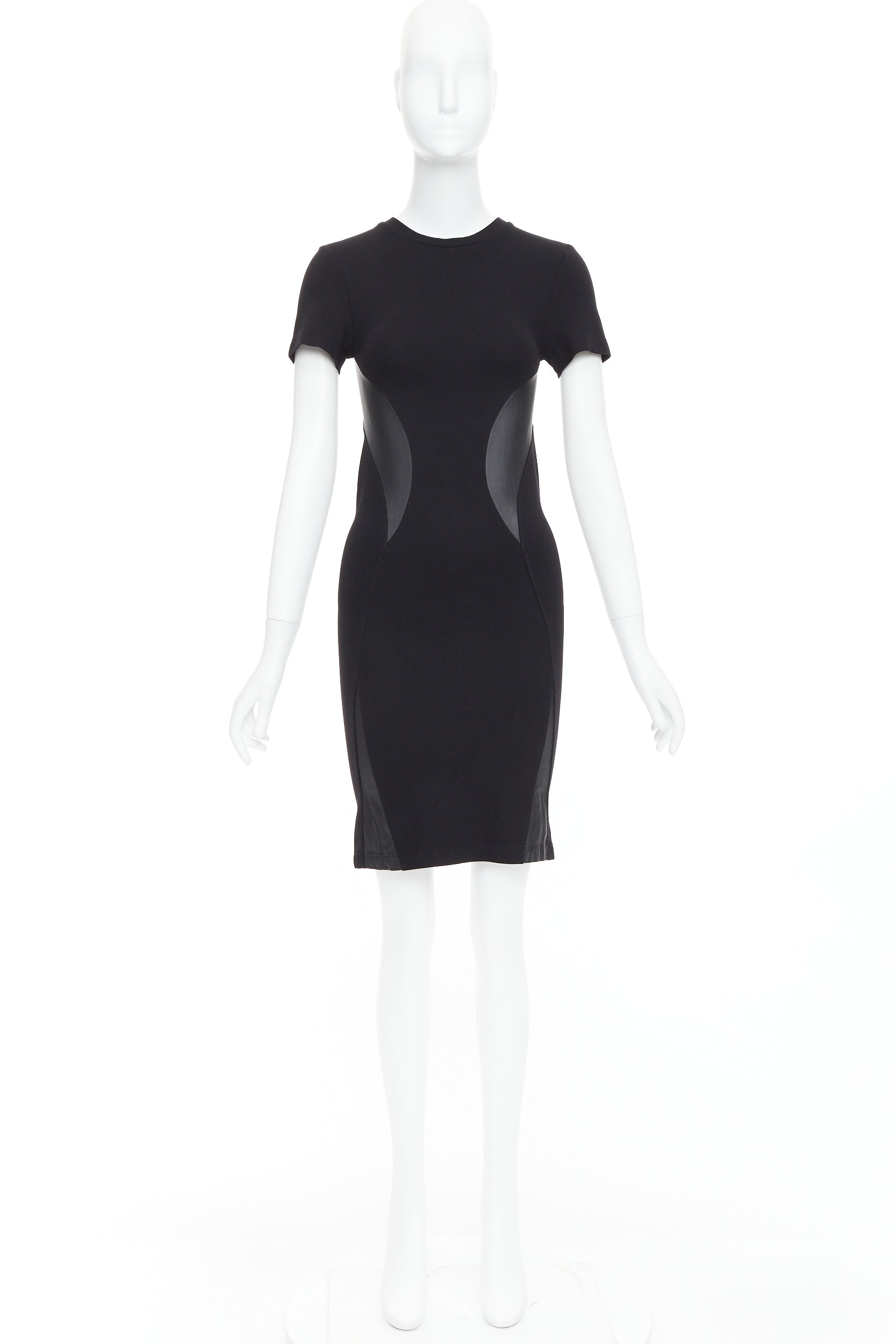 Mcq Leather Bodycon Dress - Image 11