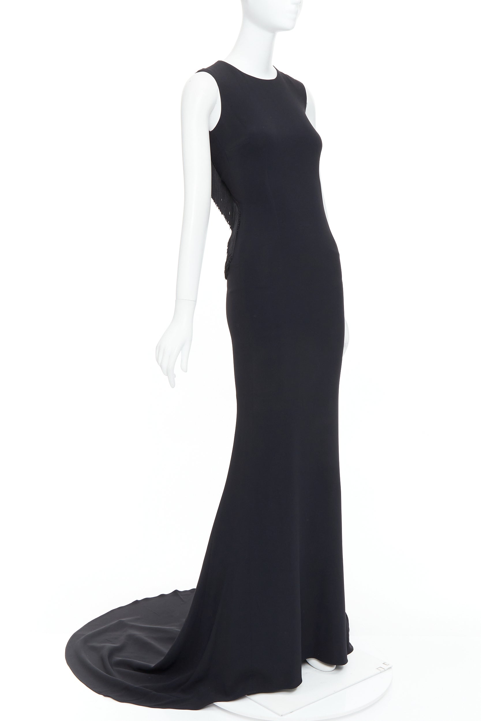 Stella Mccartney Fringe Mesh Gown - 4