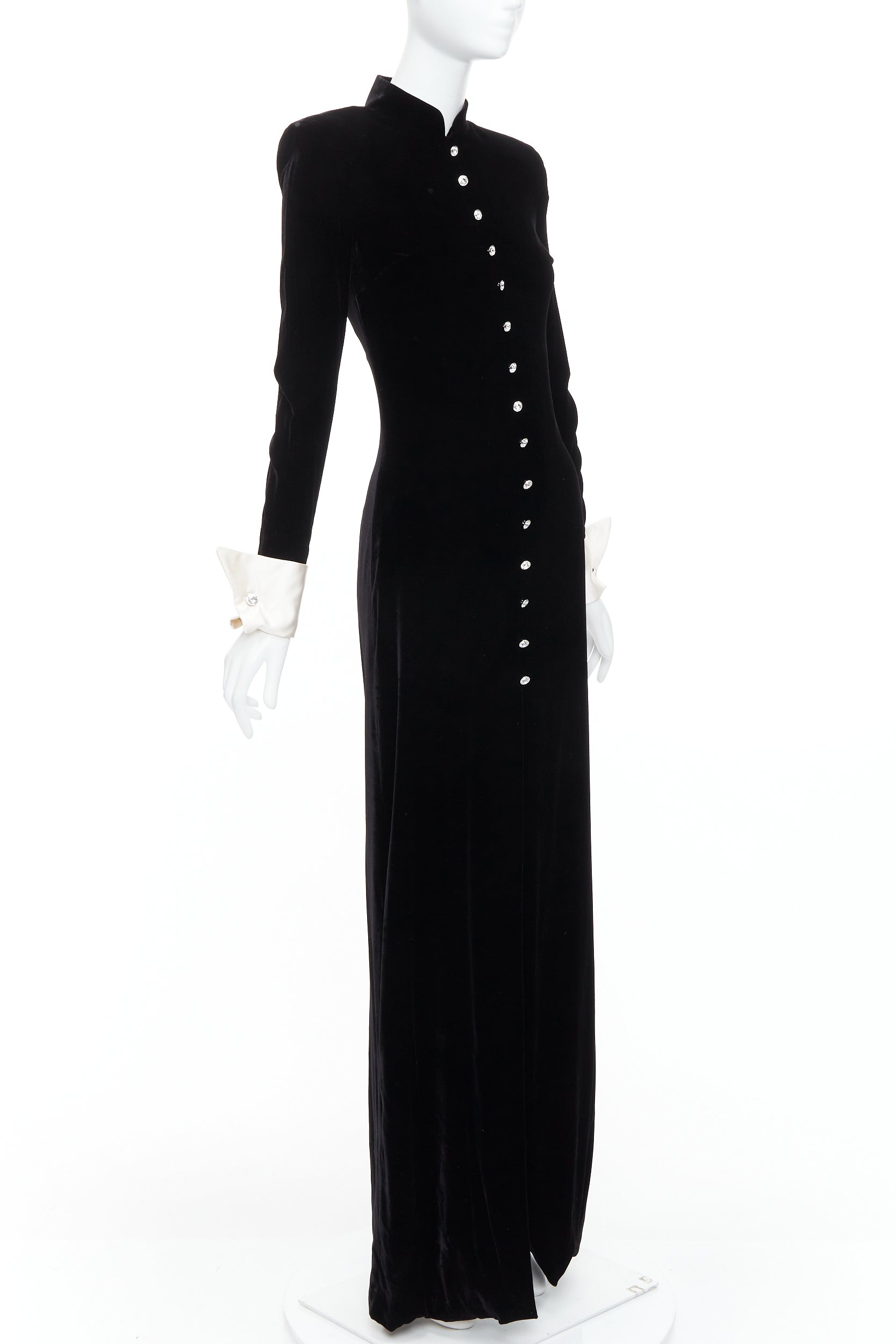 Alessandra Rich Crystal Split Gown - Image 6